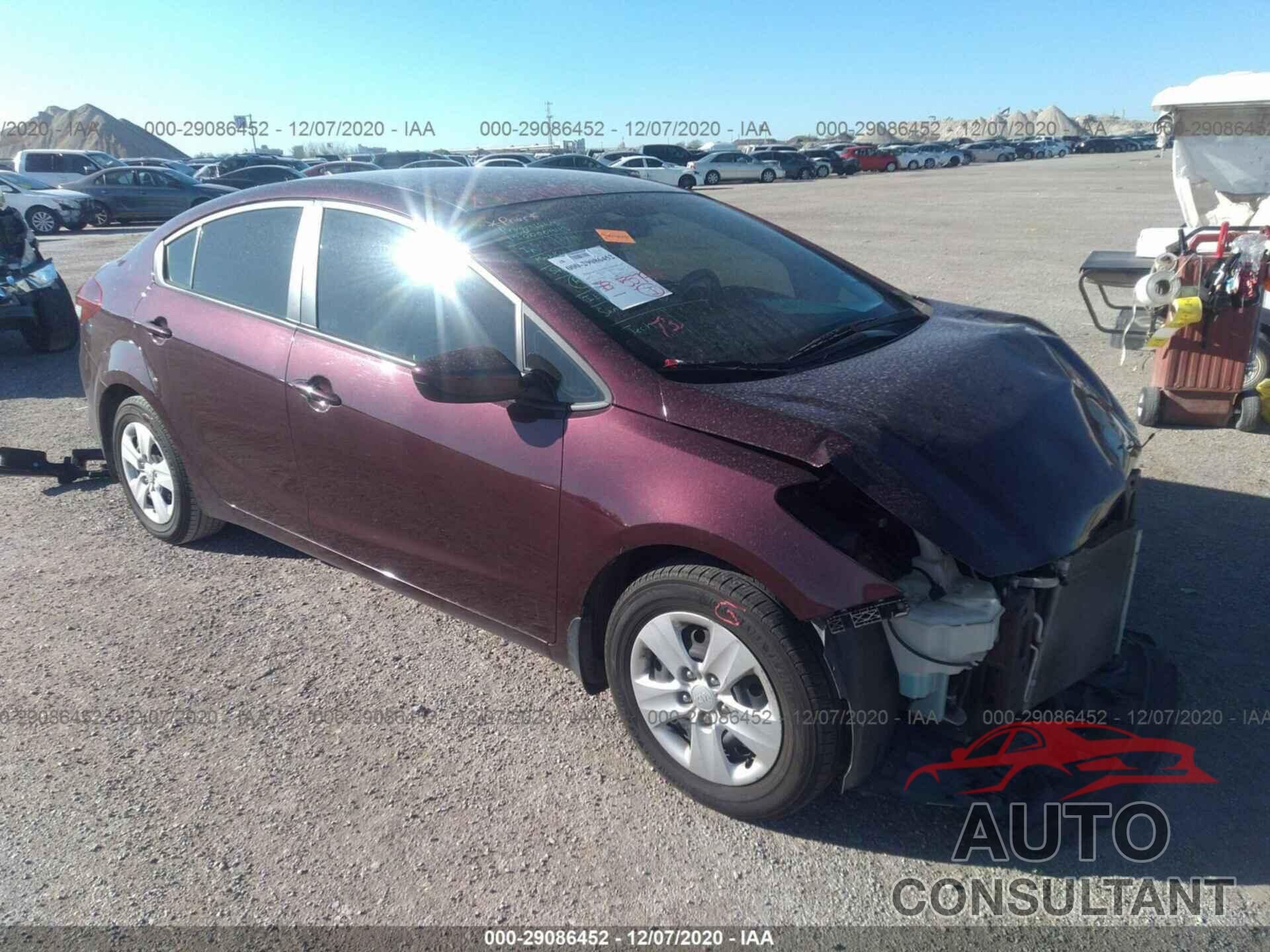 KIA FORTE 2017 - 3KPFL4A79HE012073