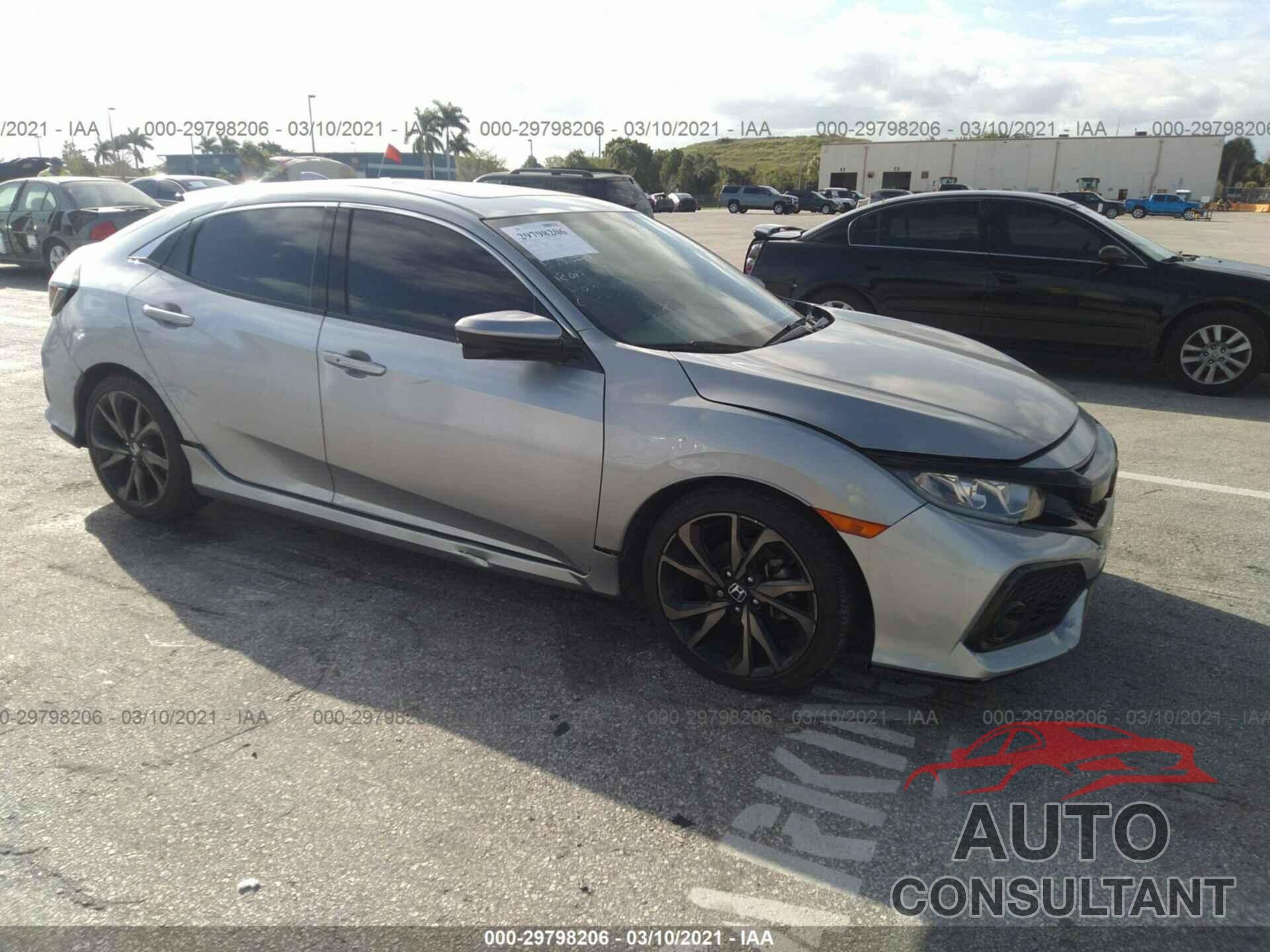 HONDA CIVIC HATCHBACK 2017 - SHHFK7H51HU230316