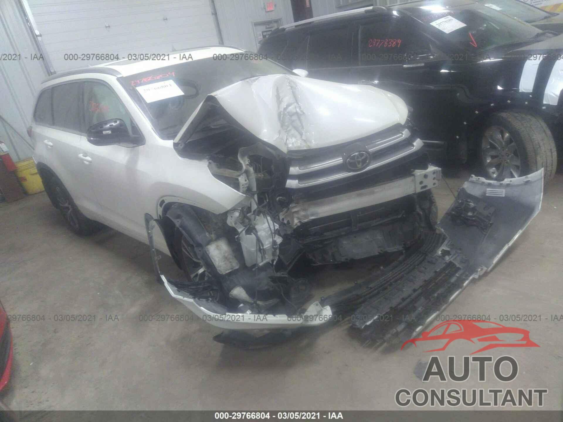 TOYOTA HIGHLANDER 2017 - 5TDJZRFH7HS510379