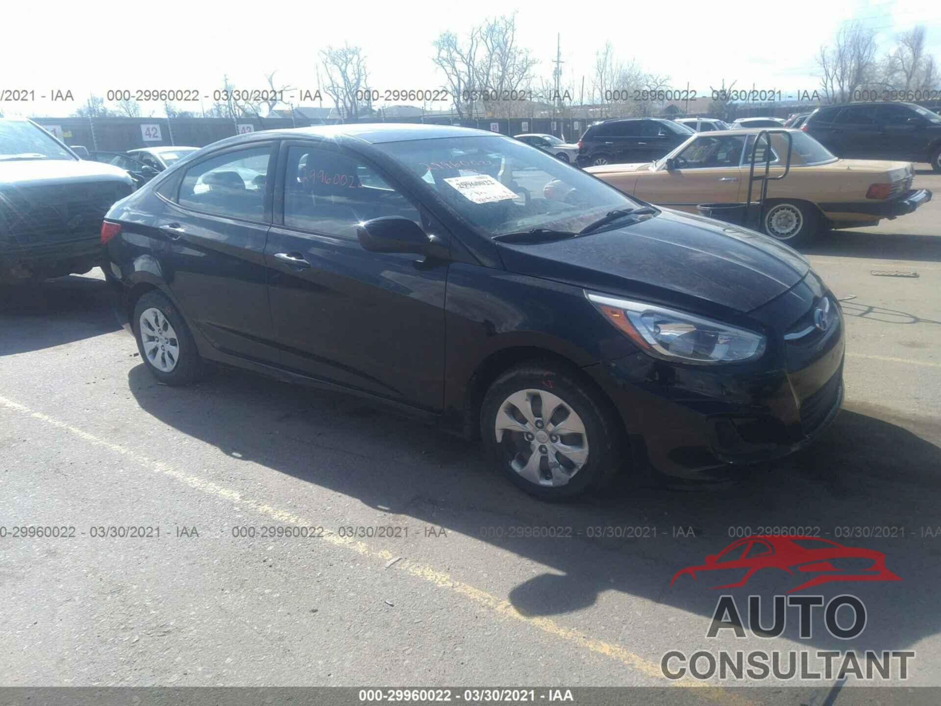 HYUNDAI ACCENT 2016 - KMHCT4AE4GU021065