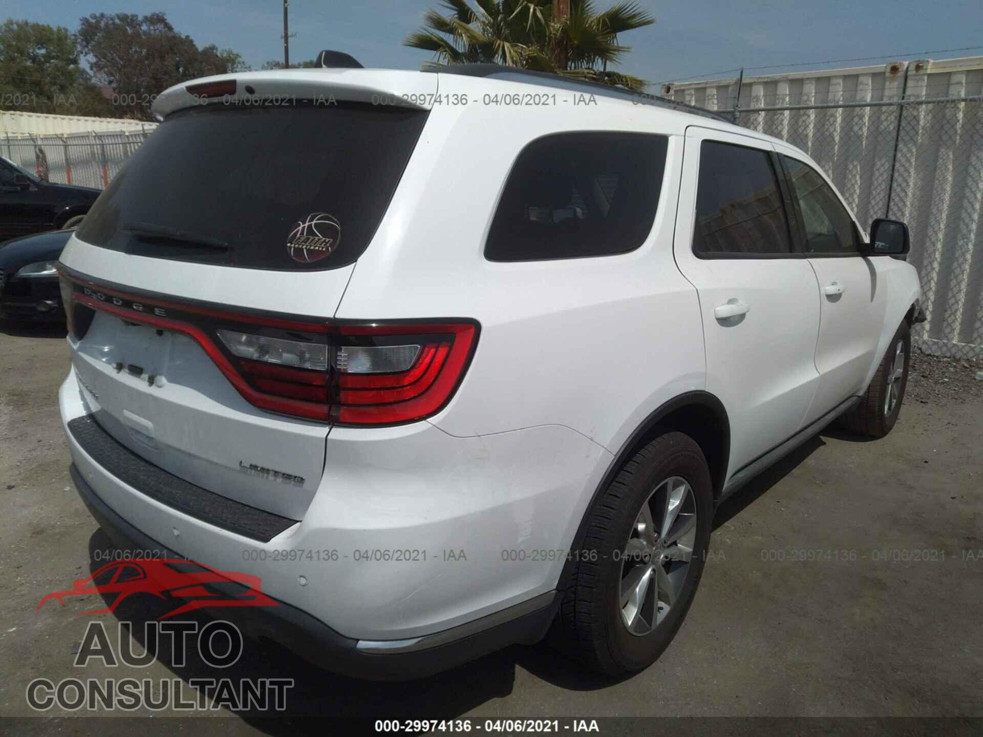DODGE DURANGO 2016 - 1C4RDHDG8GC315025