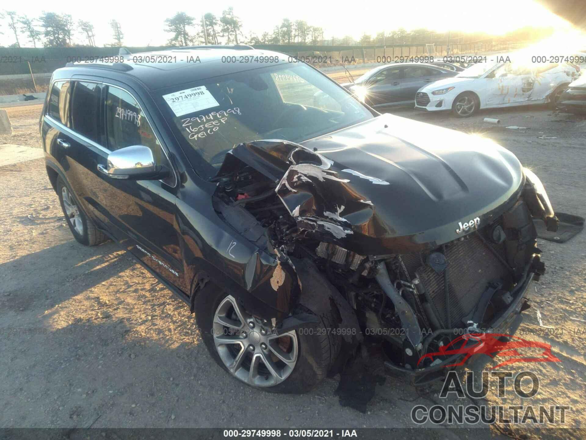 JEEP GRAND CHEROKEE 2016 - 1C4RJFBG4GC495751