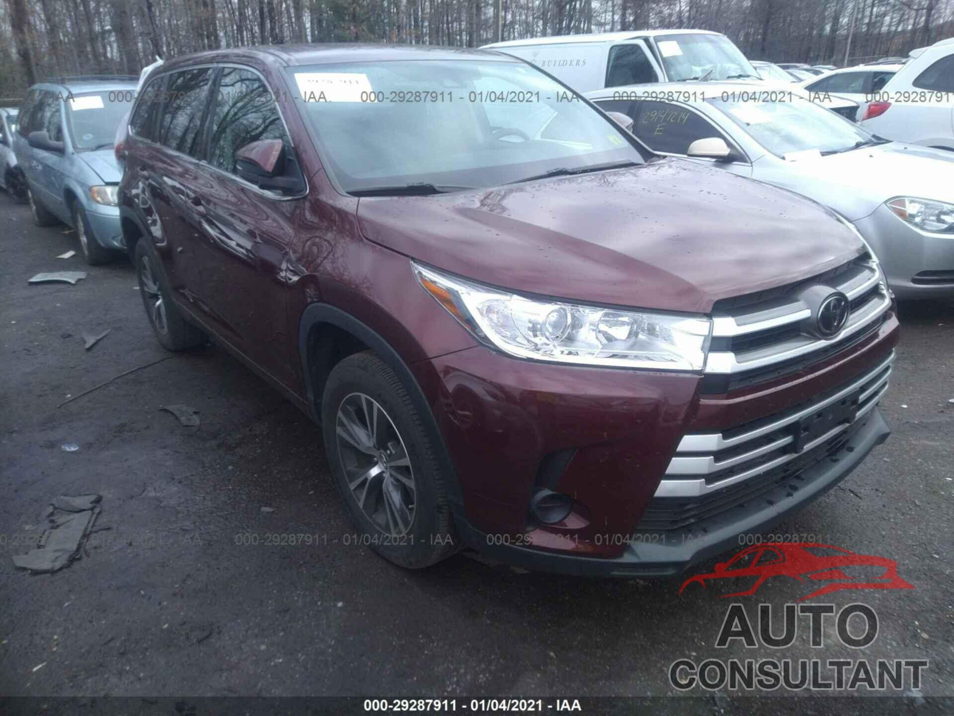 TOYOTA HIGHLANDER 2017 - 5TDZARFHXHS023655