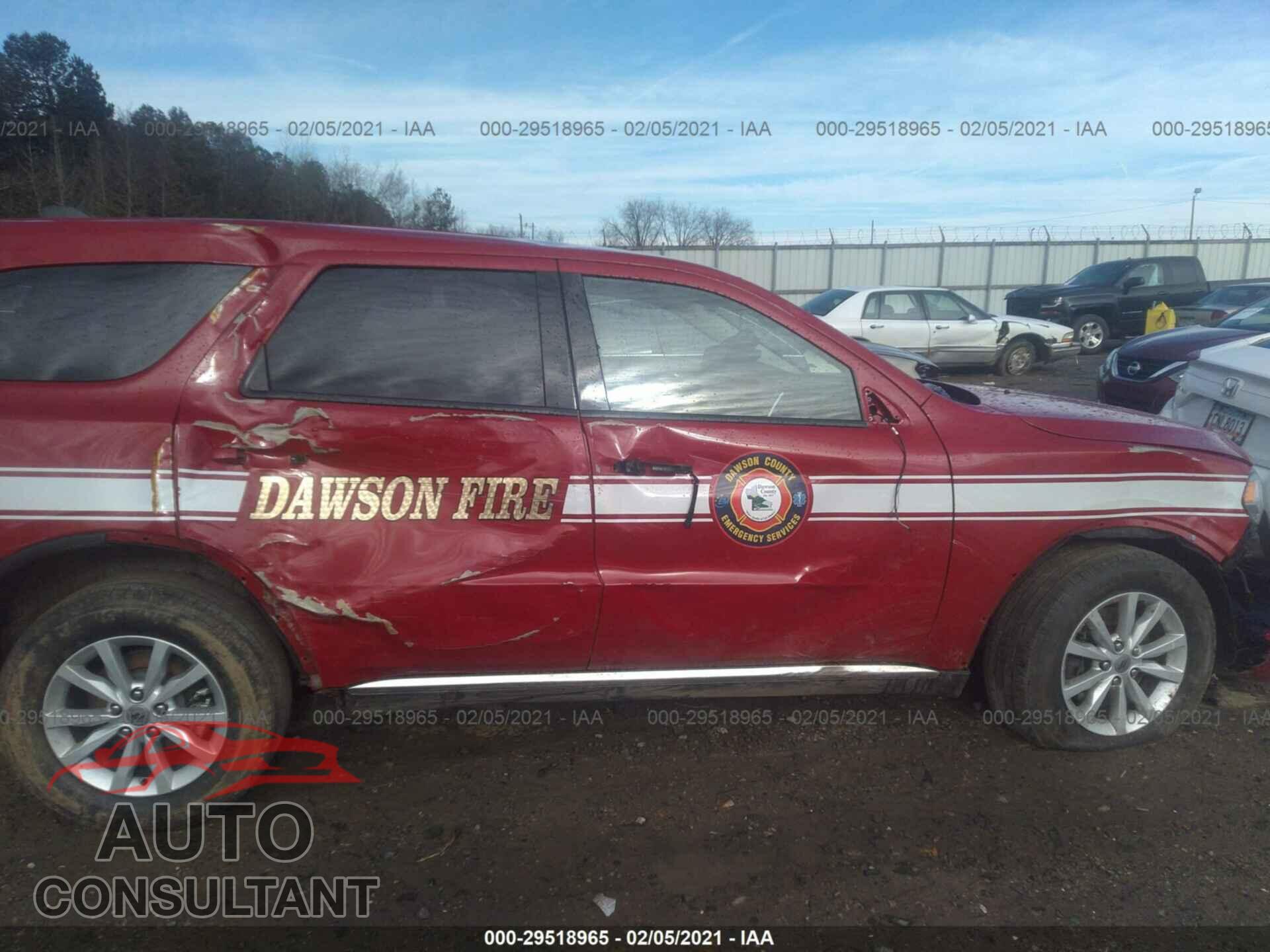 DODGE DURANGO 2019 - 1C4SDJFTXKC765061