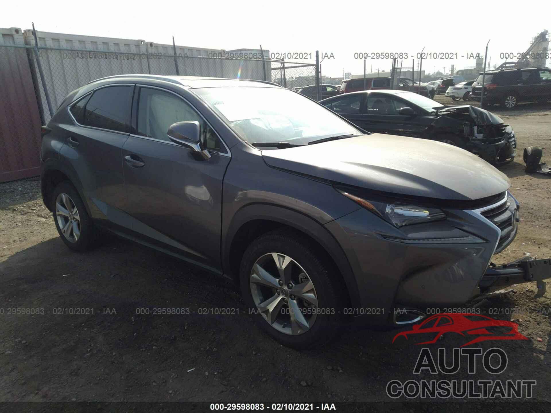 LEXUS NX 2017 - JTJYARBZ3H2062733