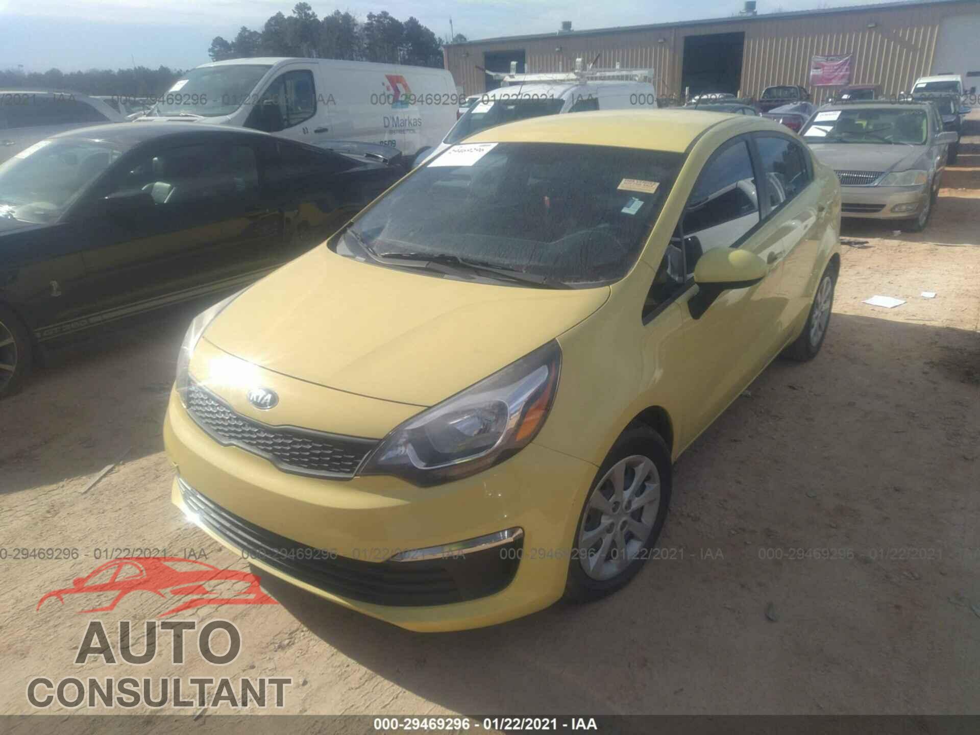 KIA RIO 2016 - KNADM4A33G6559309