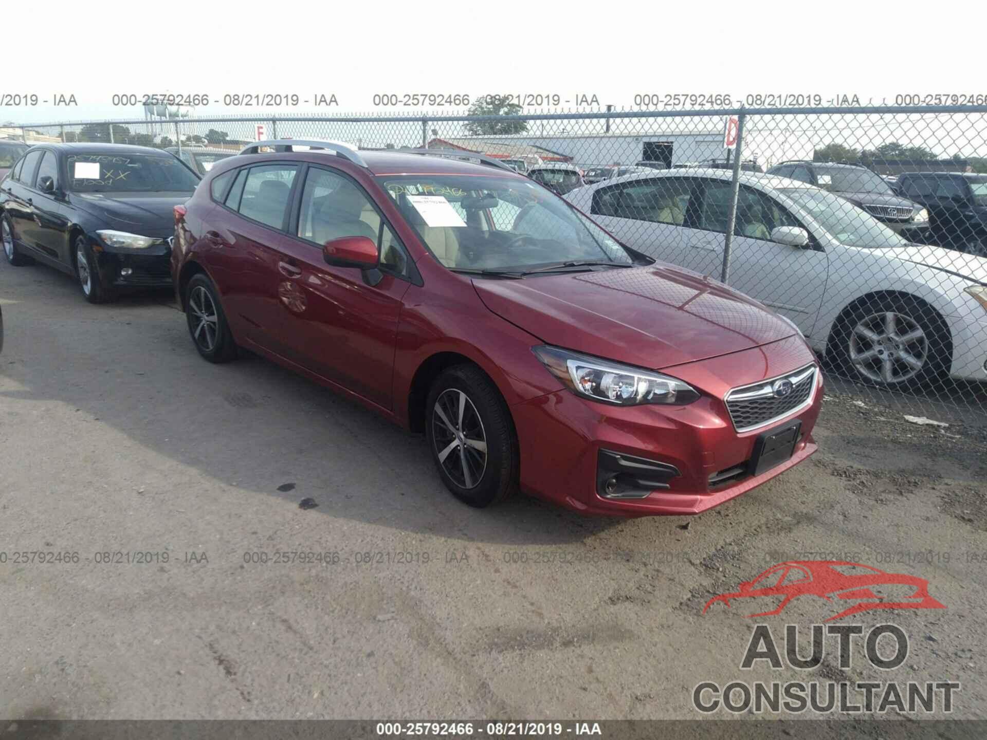 SUBARU IMPREZA 2019 - 4S3GTAC68K3711894