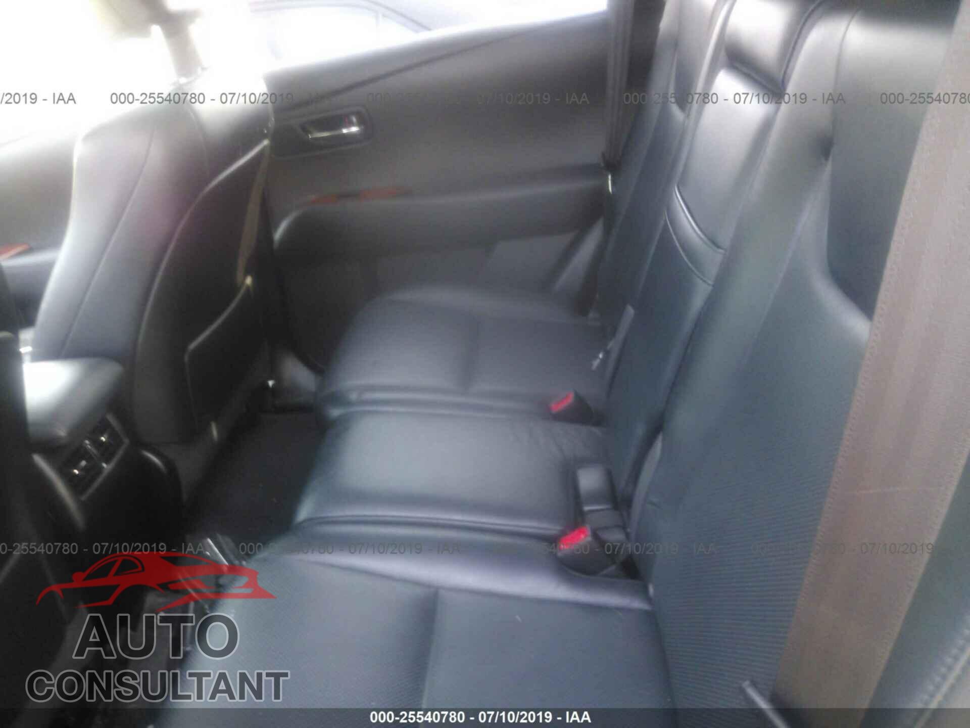 LEXUS RX 2012 - 2T2BK1BA1CC142488