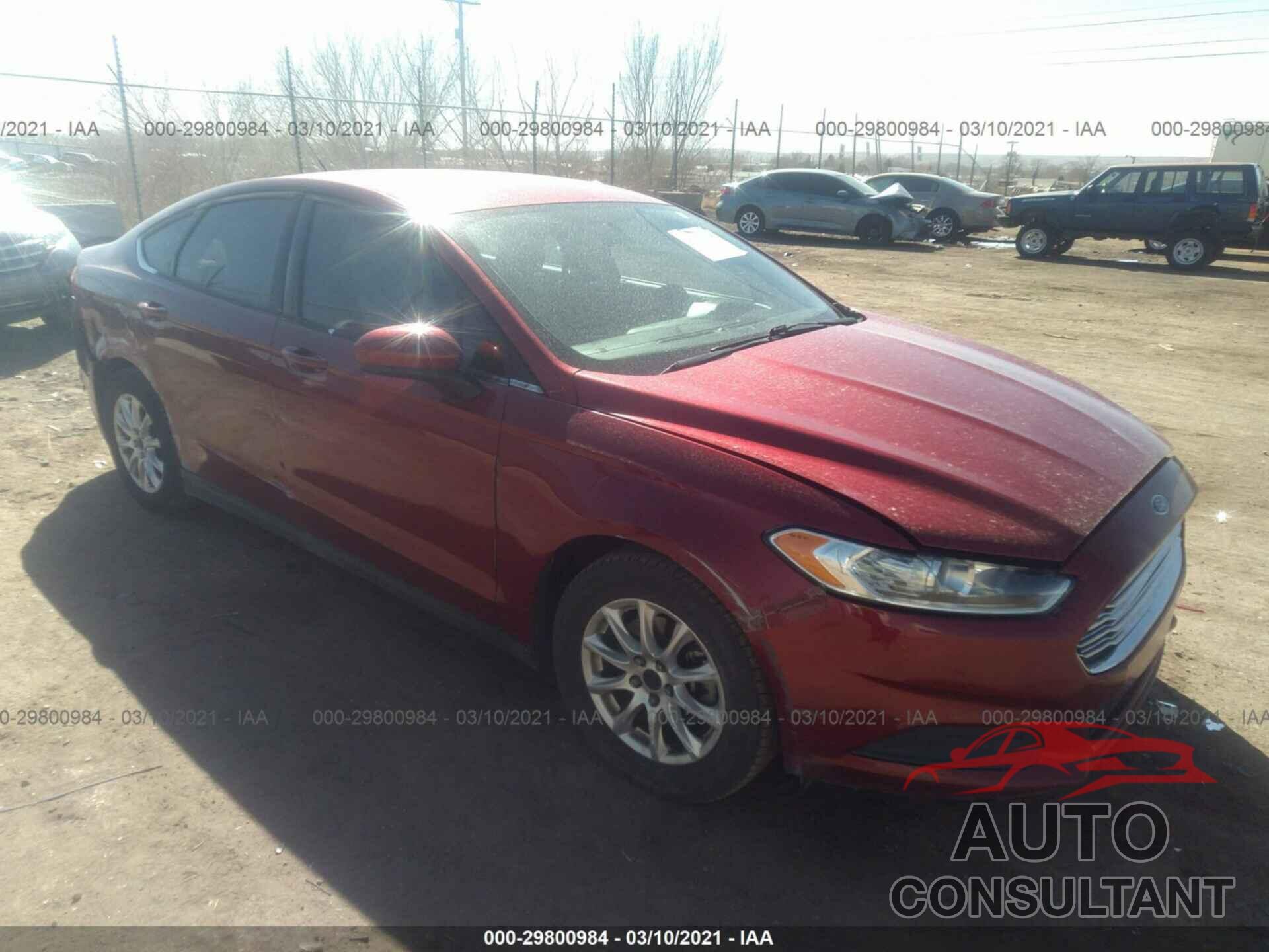 FORD FUSION 2016 - 3FA6P0G74GR305333