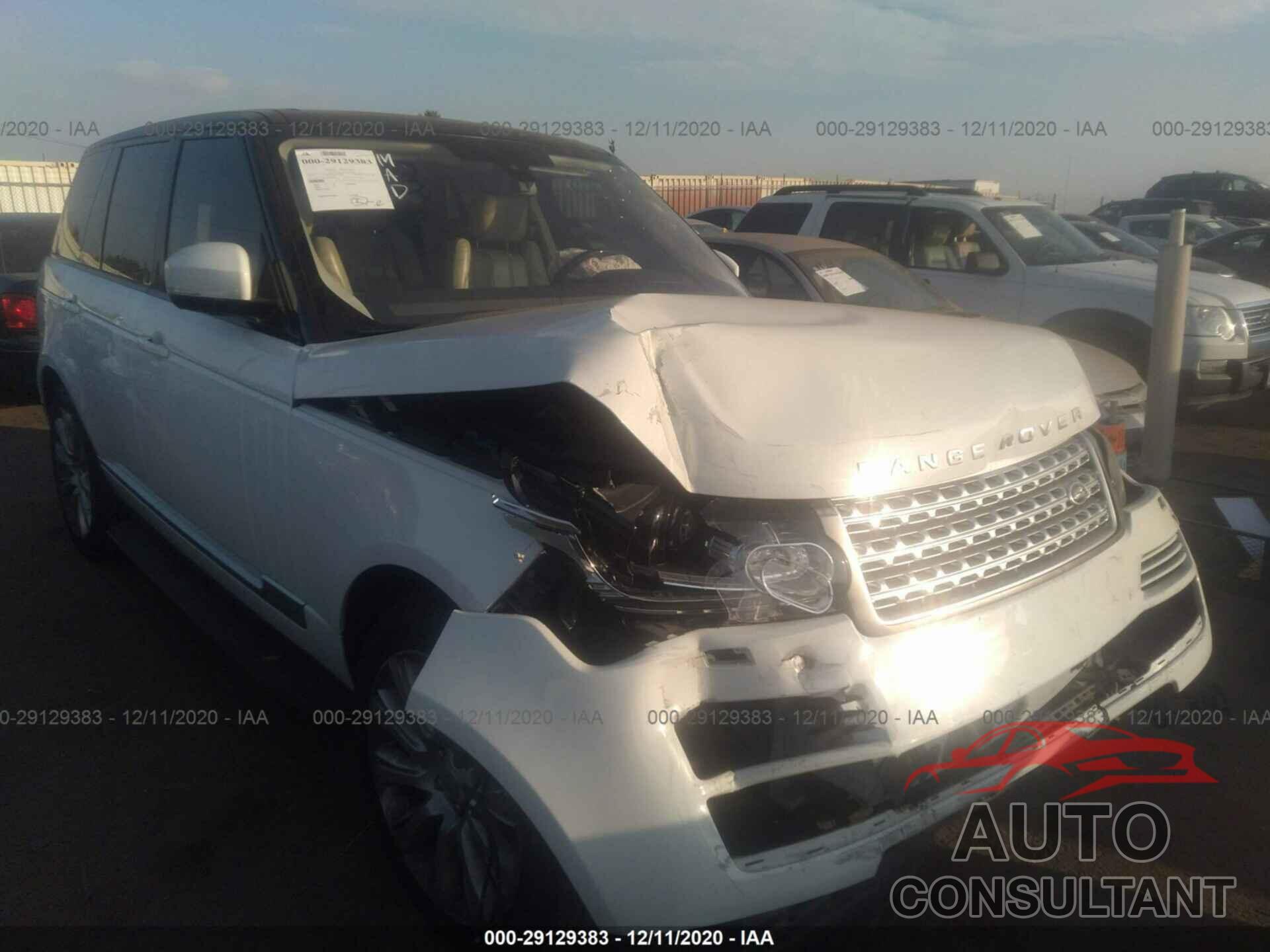 LAND ROVER RANGE ROVER 2016 - SALGS2EF2GA246286