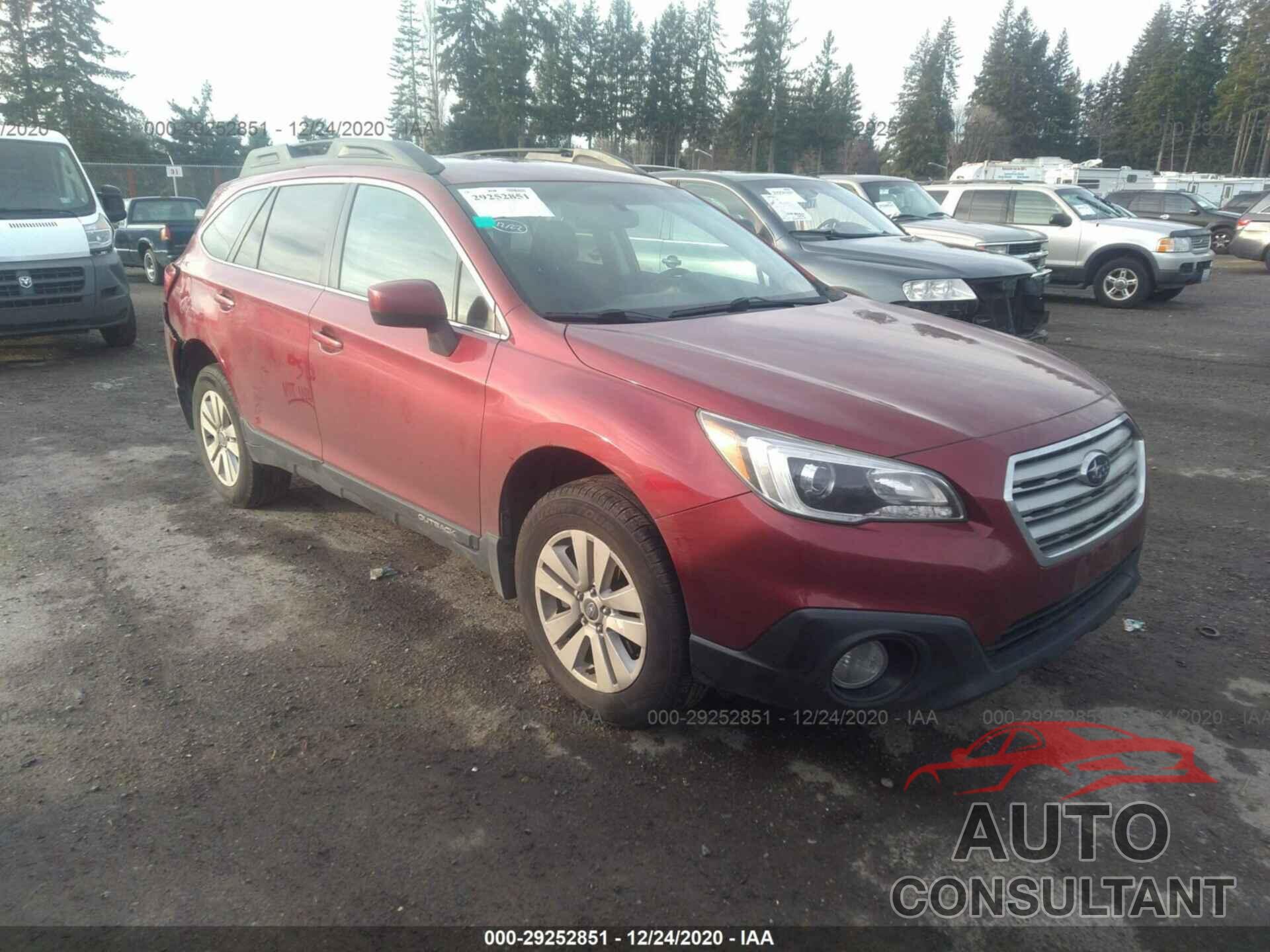 SUBARU OUTBACK 2016 - 4S4BSACC2G3240394