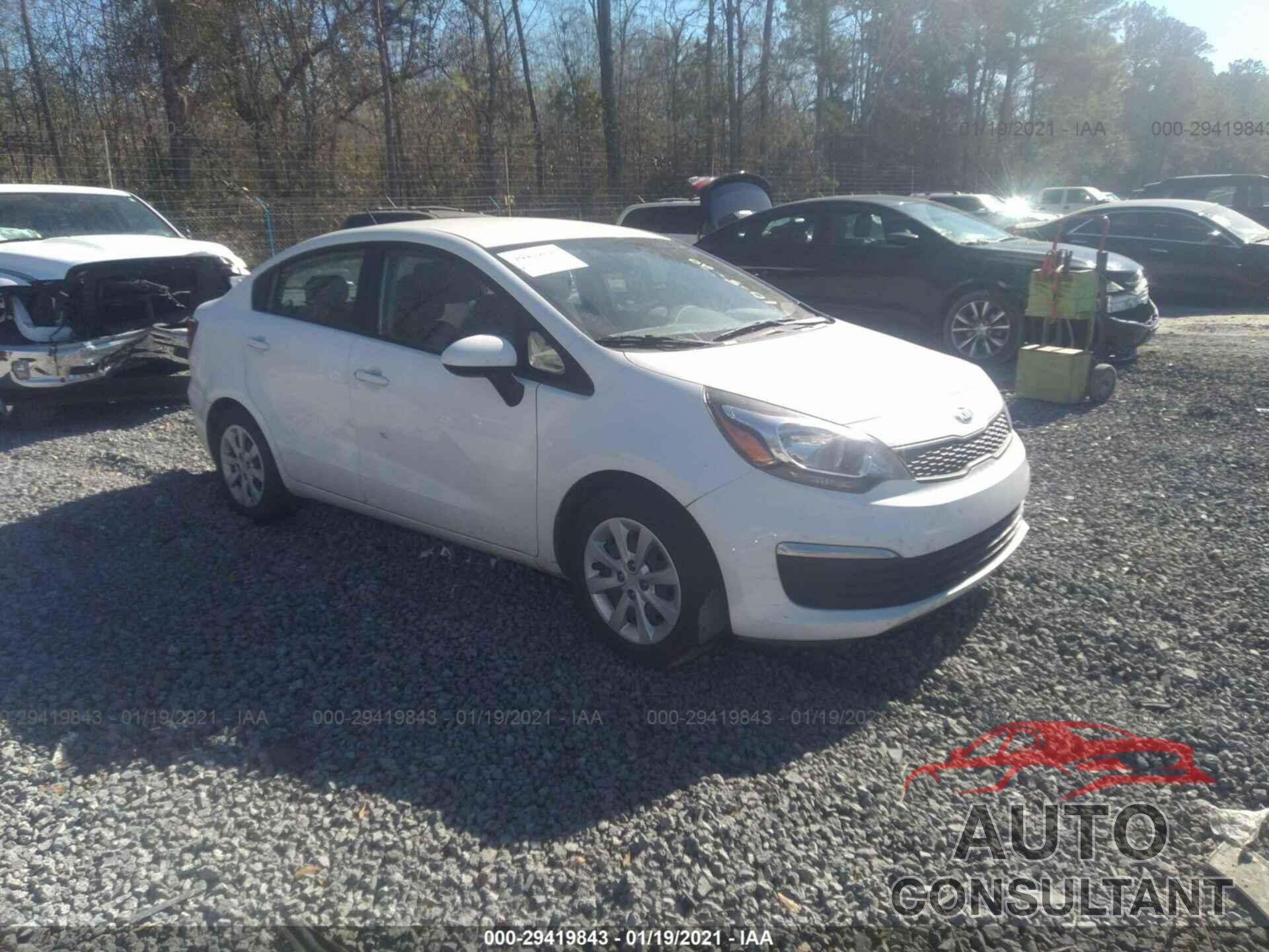 KIA RIO 2017 - KNADM4A38H6012960