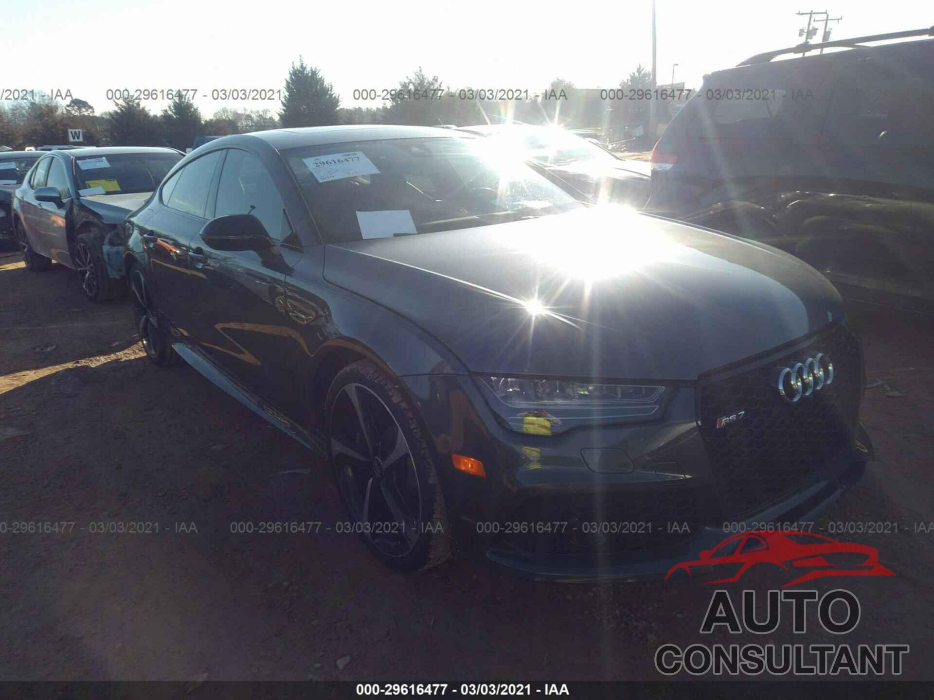 AUDI RS 7 2016 - WUAW2AFC7GN900678