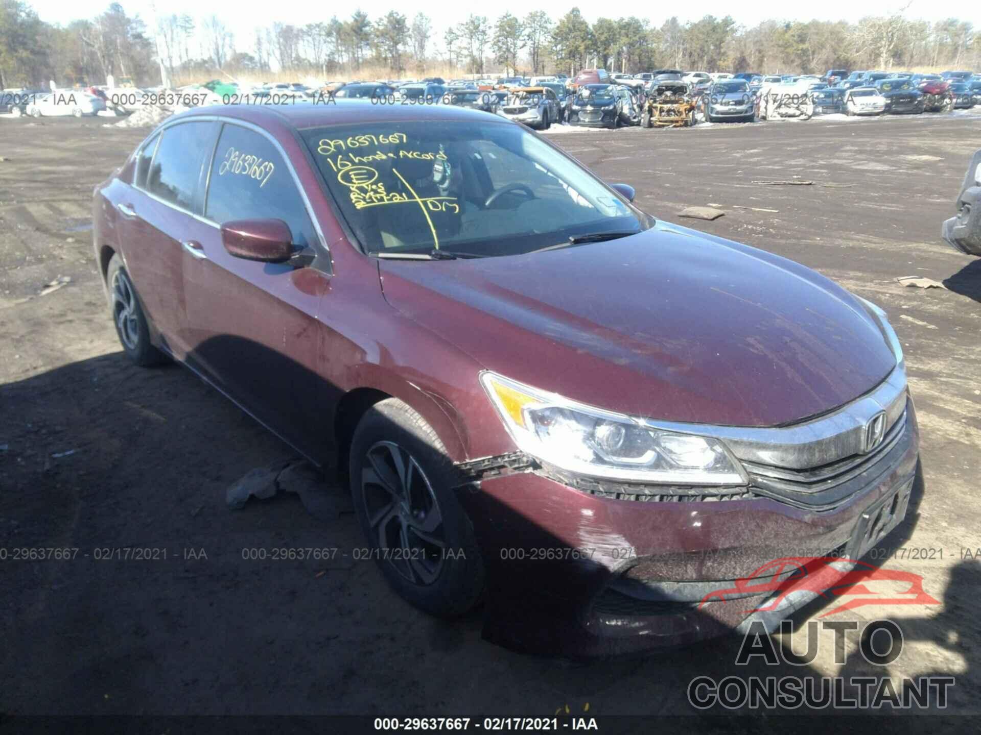 HONDA ACCORD SEDAN 2016 - 1HGCR2F37GA205188