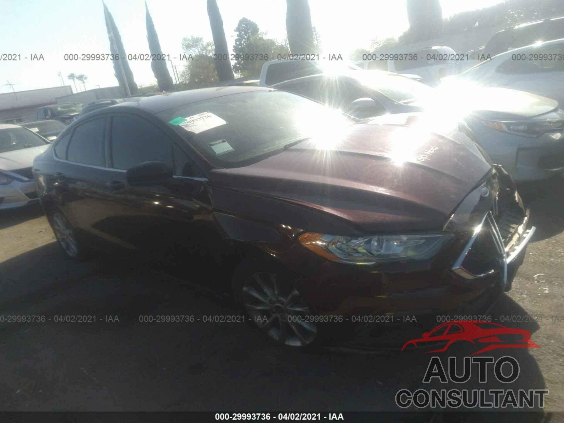 FORD FUSION 2017 - 3FA6P0H73HR141833