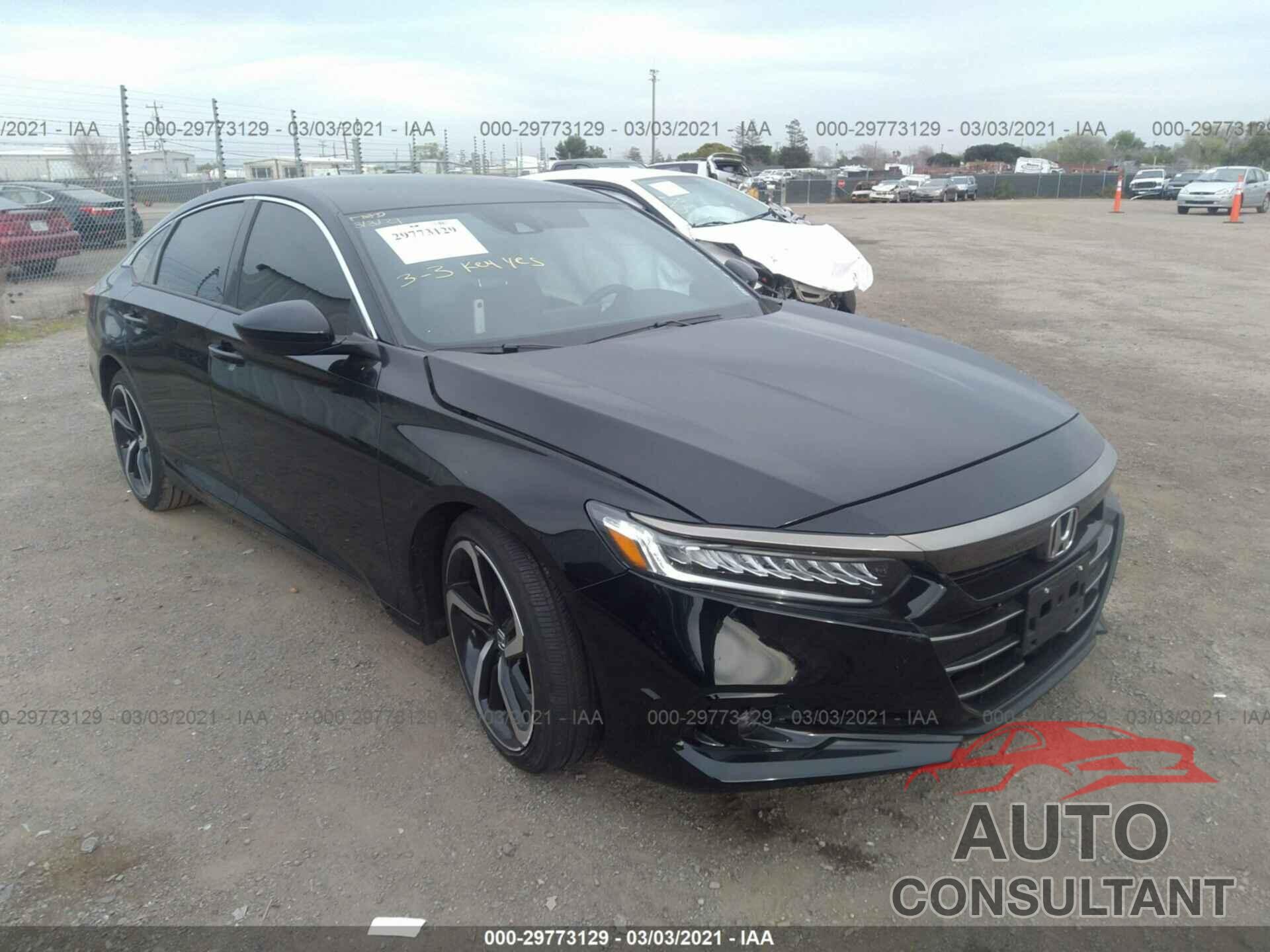 HONDA ACCORD SEDAN 2021 - 1HGCV1F34MA002518