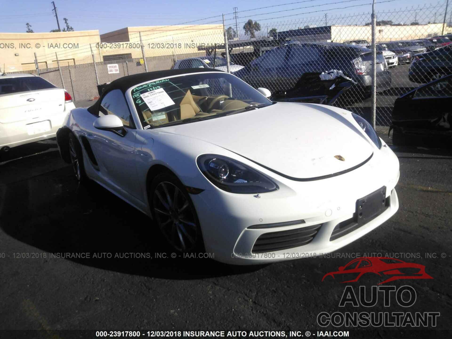 PORSCHE BOXSTER 2017 - WP0CA2A88HS220075