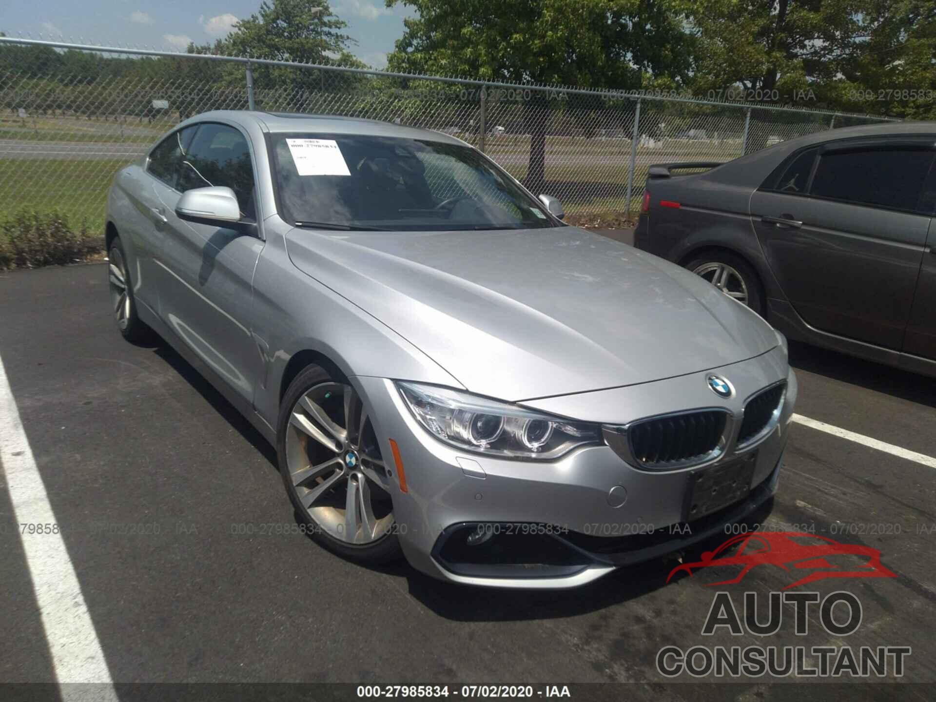 BMW 4 SERIES 2017 - WBA4R9C50HK878544