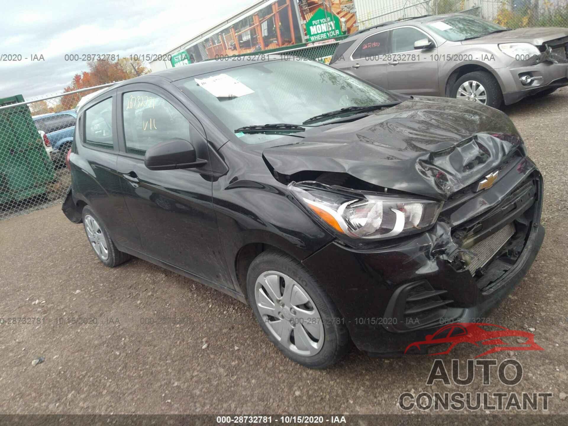 CHEVROLET SPARK 2018 - KL8CA6SA0JC421146