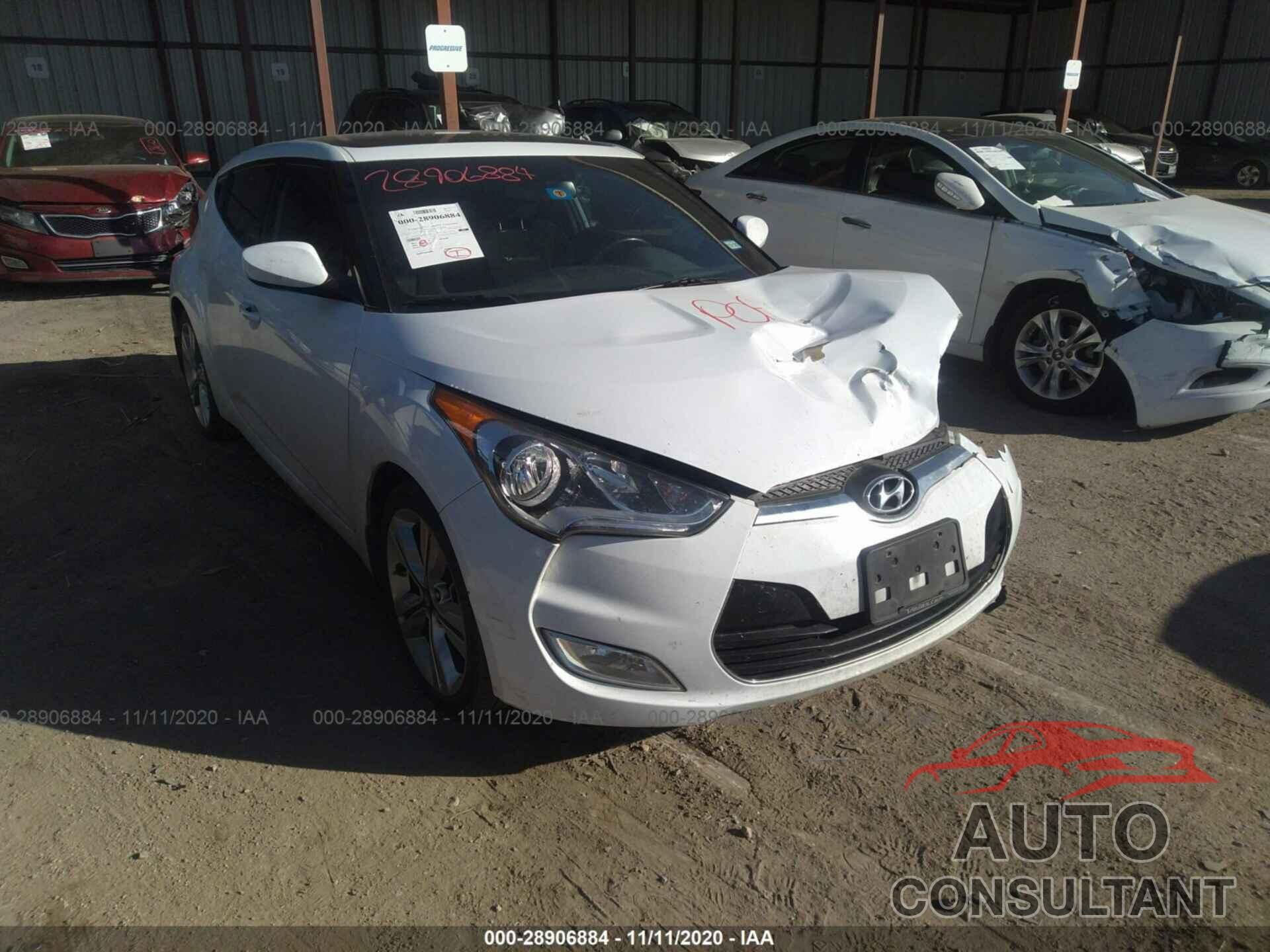 HYUNDAI VELOSTER 2017 - KMHTC6AD2HU312460