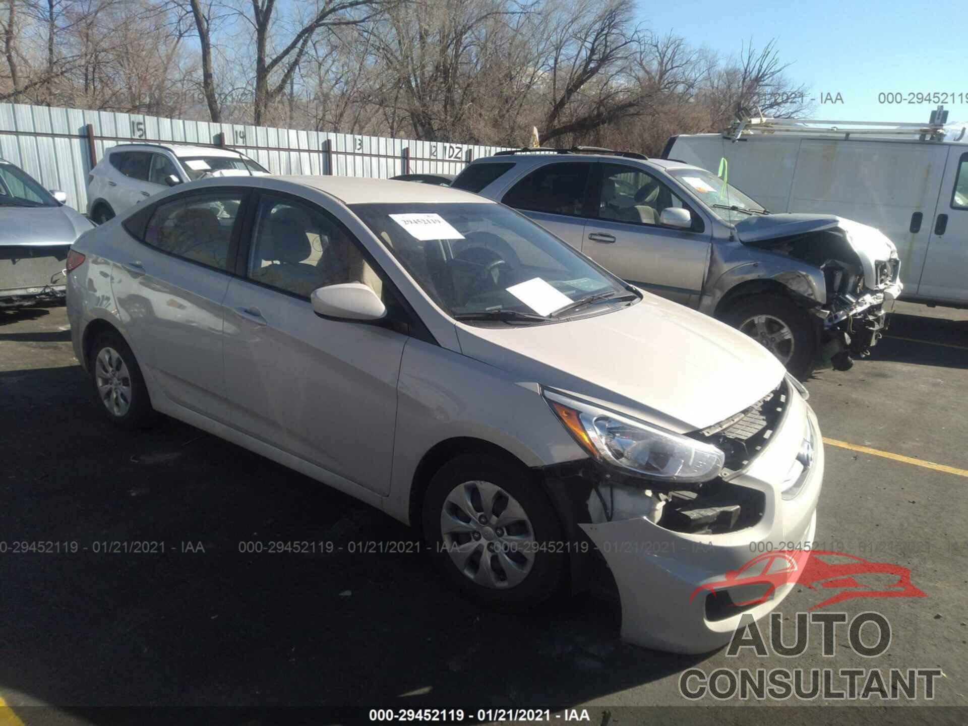 HYUNDAI ACCENT 2016 - KMHCT4AE6GU114069