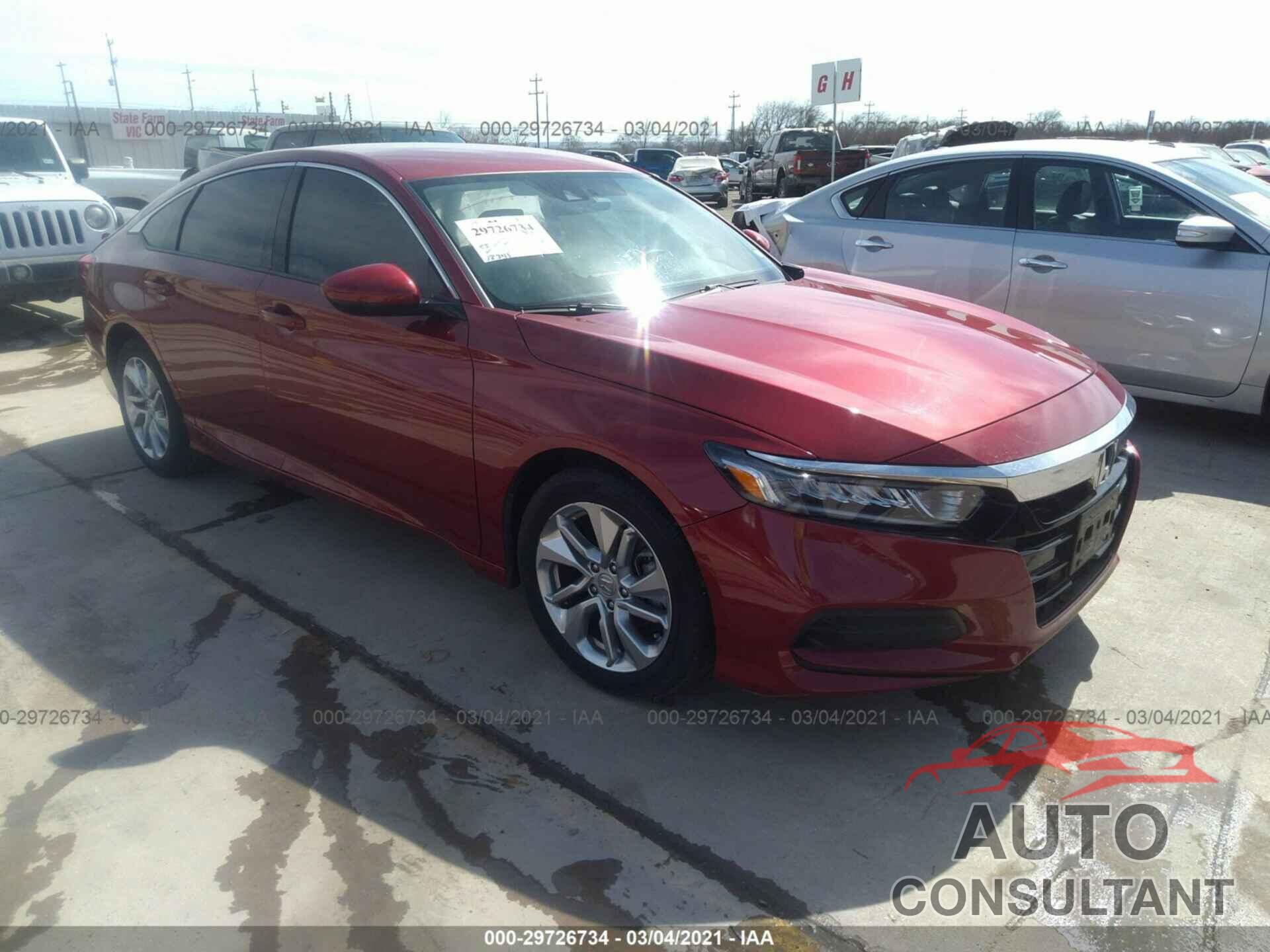HONDA ACCORD SEDAN 2019 - 1HGCV1F12KA085779