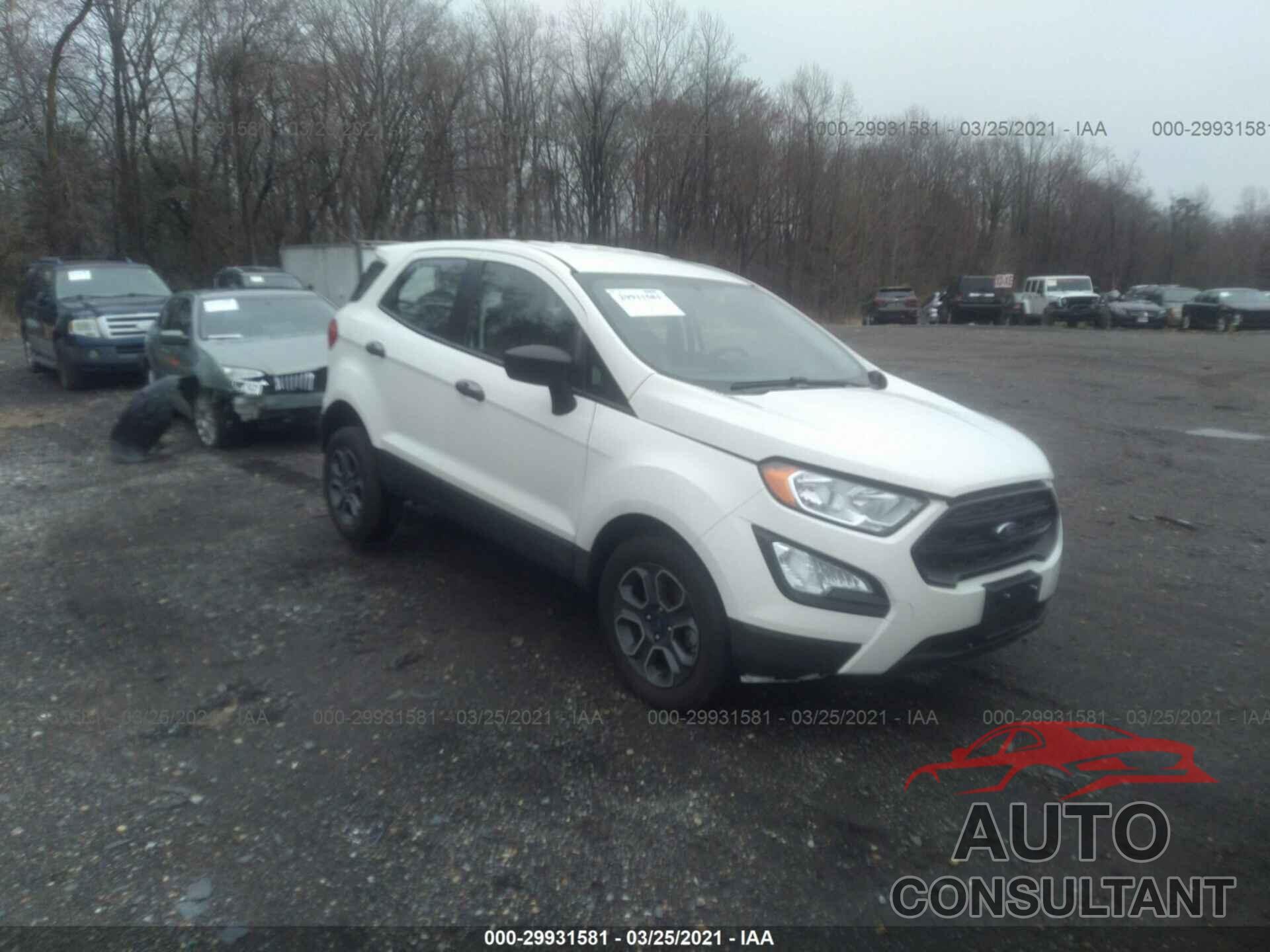 FORD ECOSPORT 2019 - MAJ3S2FE0KC306757