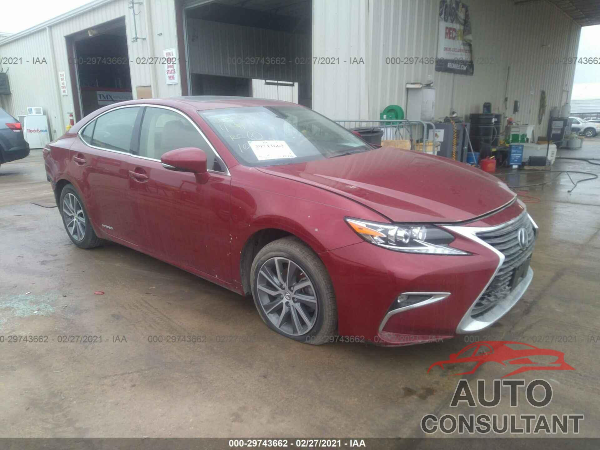 LEXUS ES 300H 2016 - JTHBW1GG6G2106109