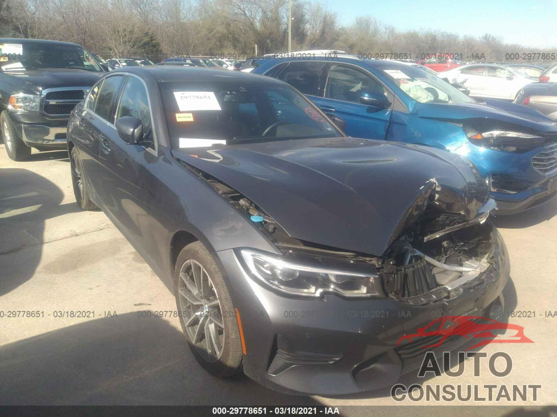 BMW 3 SERIES 2020 - 3MW5R7J0XL8B09205