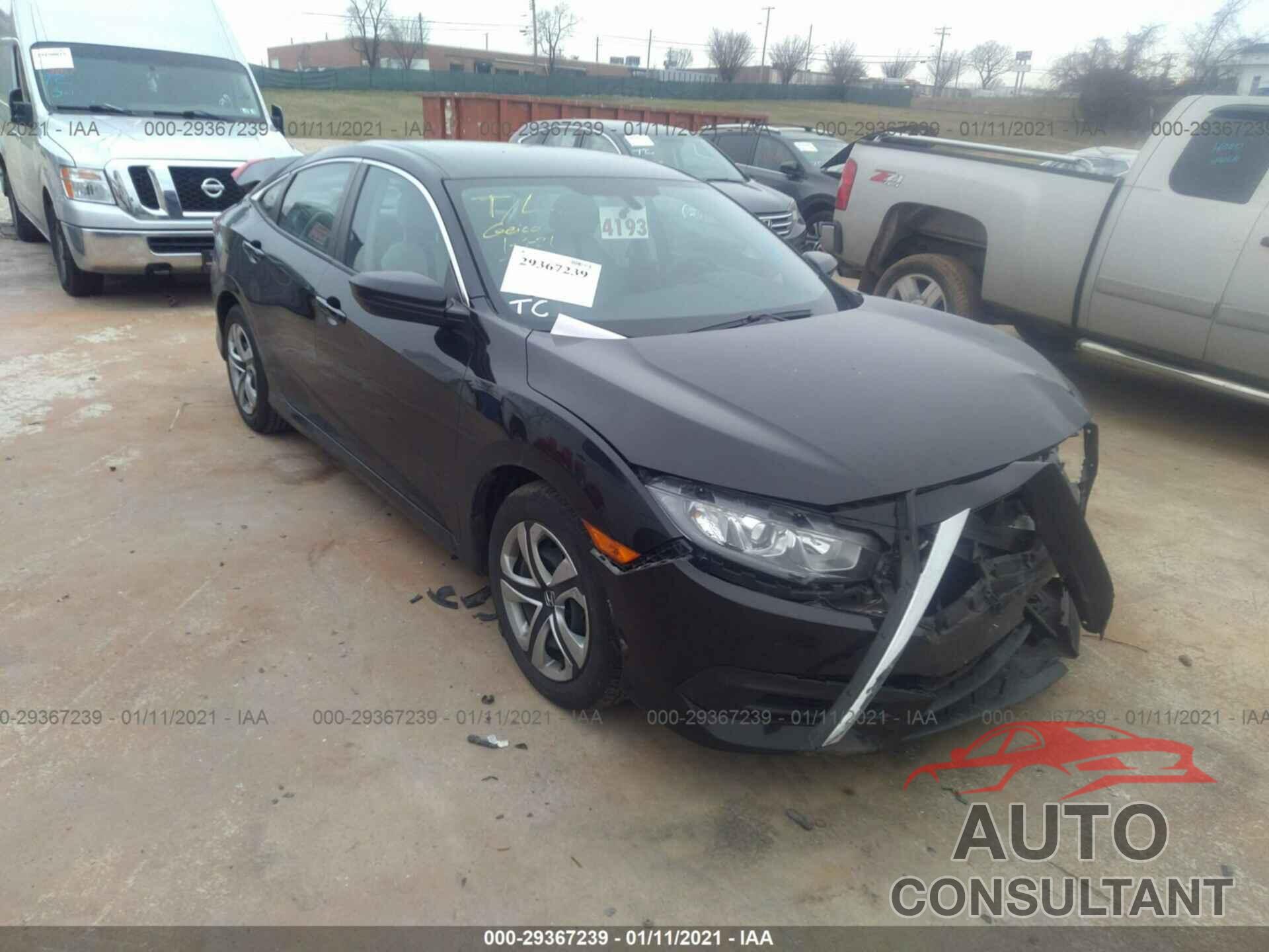 HONDA CIVIC SEDAN 2017 - 19XFC2F54HE200088