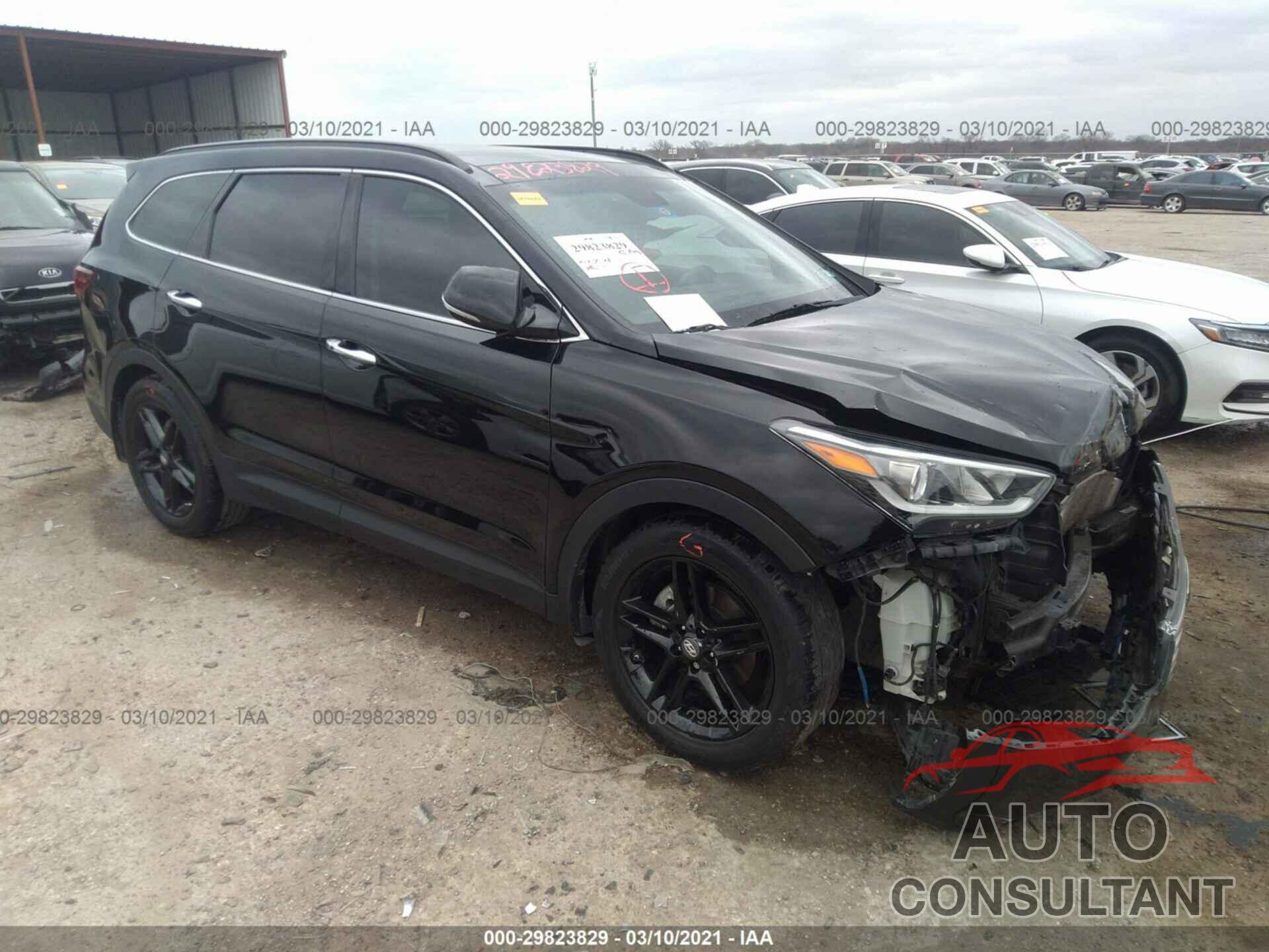 HYUNDAI SANTA FE 2017 - KM8SR4HF8HU219464