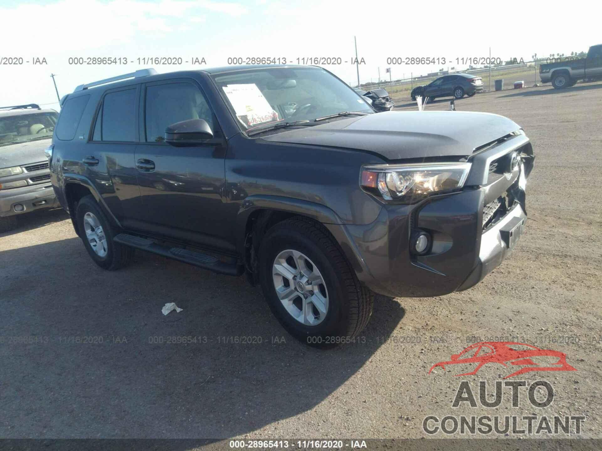 TOYOTA 4RUNNER 2016 - JTEZU5JR6G5124627