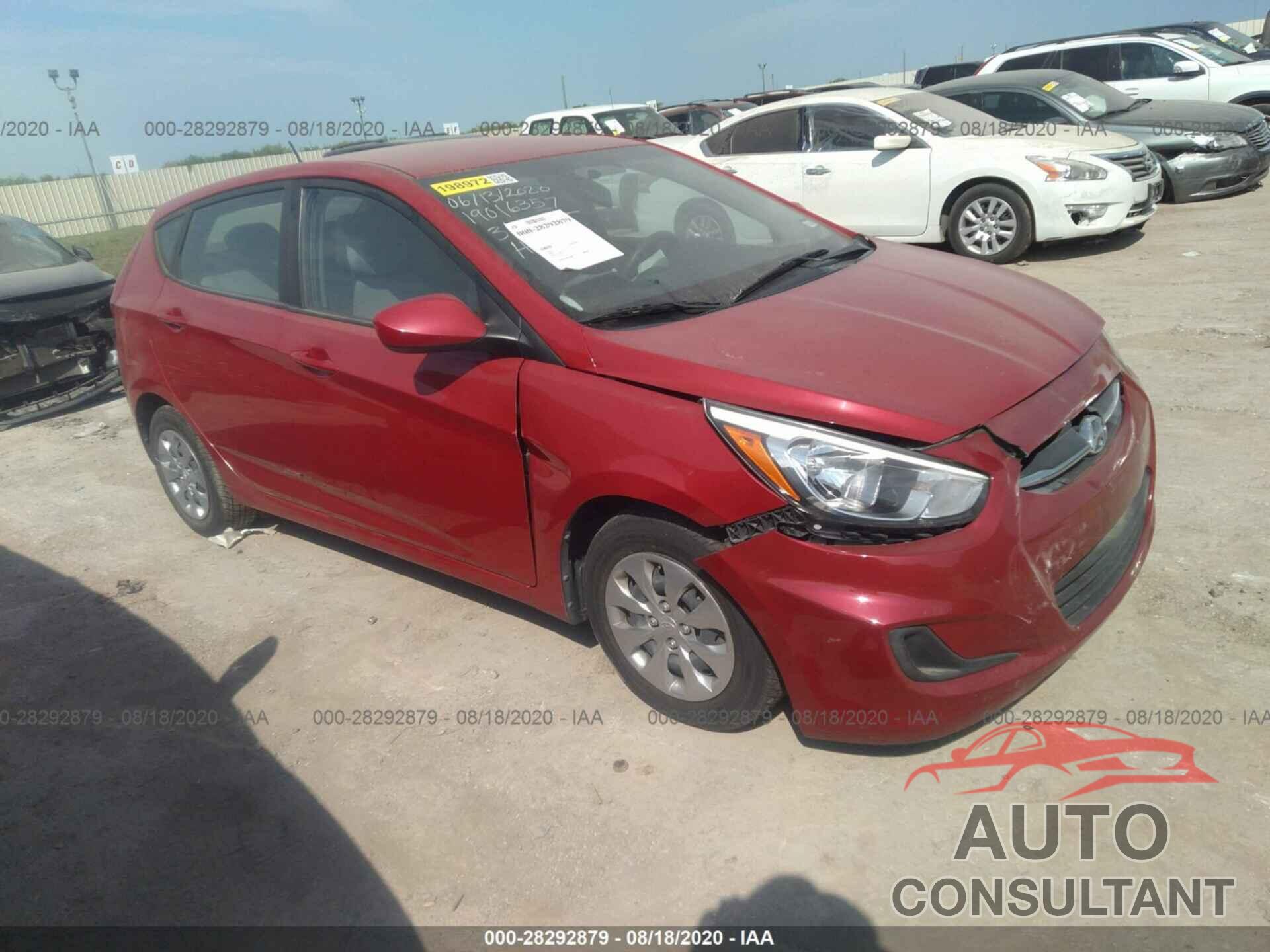 HYUNDAI ACCENT 2017 - KMHCT5AE3HU325625