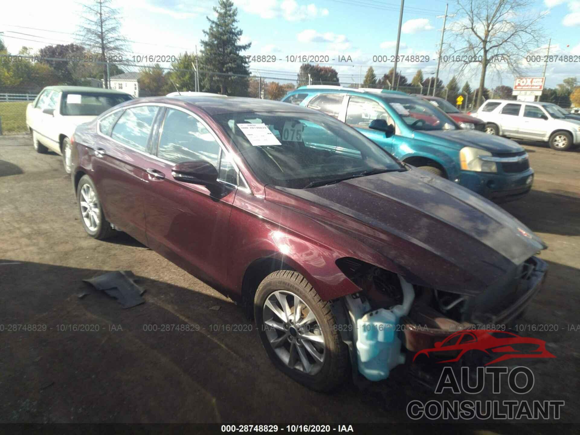 FORD FUSION 2017 - 3FA6P0HD4HR140468