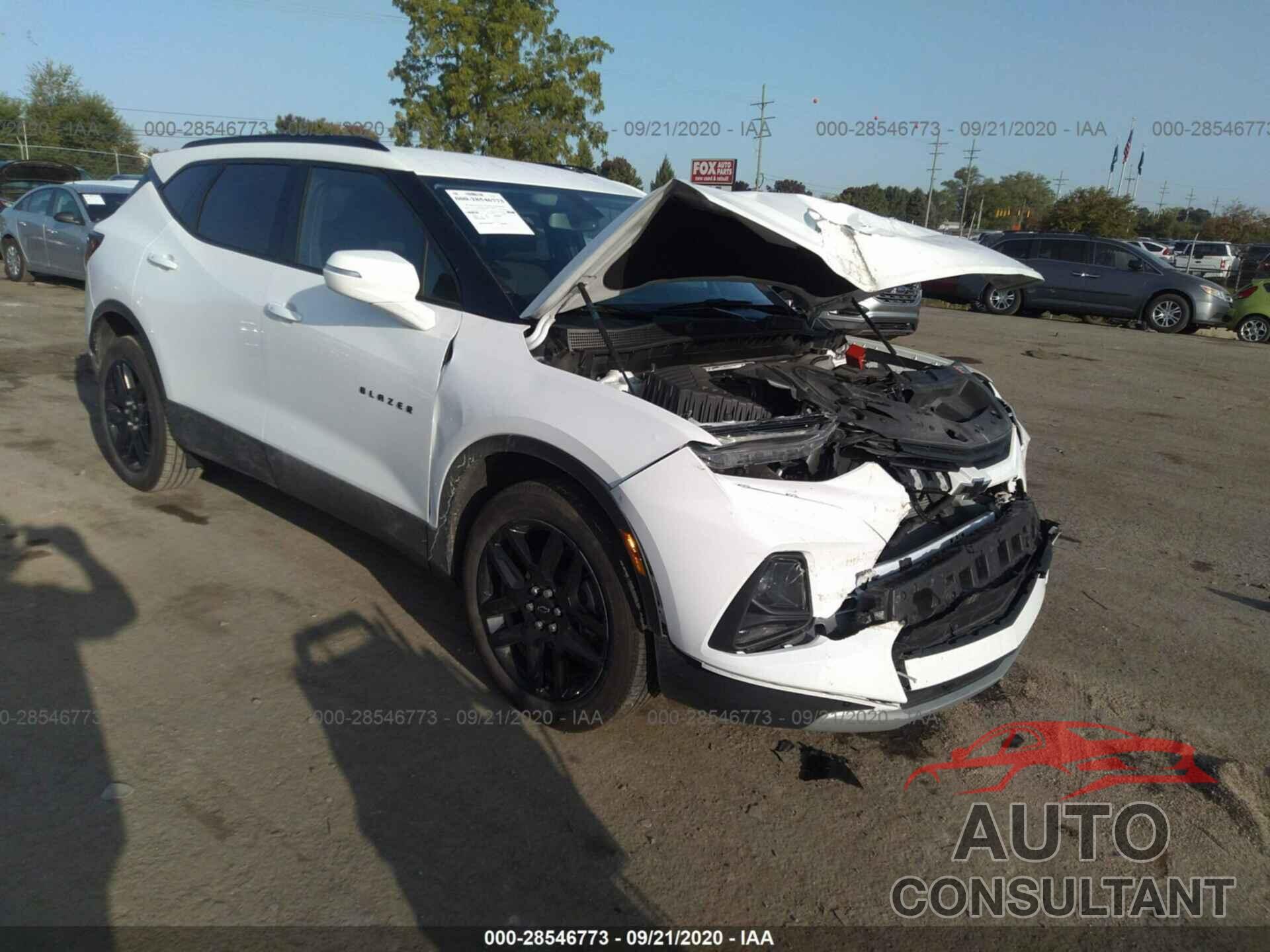 CHEVROLET BLAZER 2020 - 3GNKBCRS6LS540949