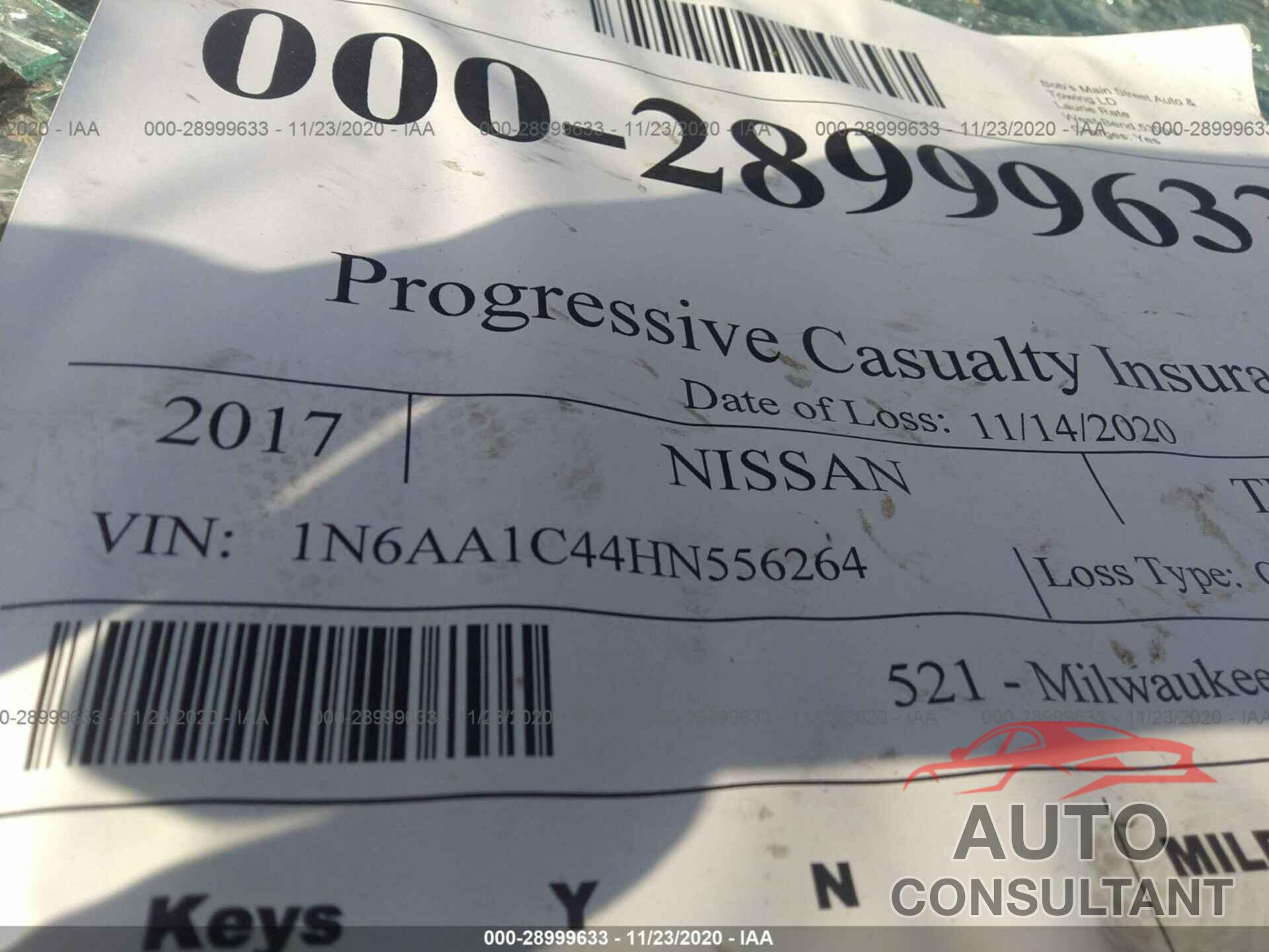 NISSAN TITAN XD 2017 - 1N6AA1C44HN556264