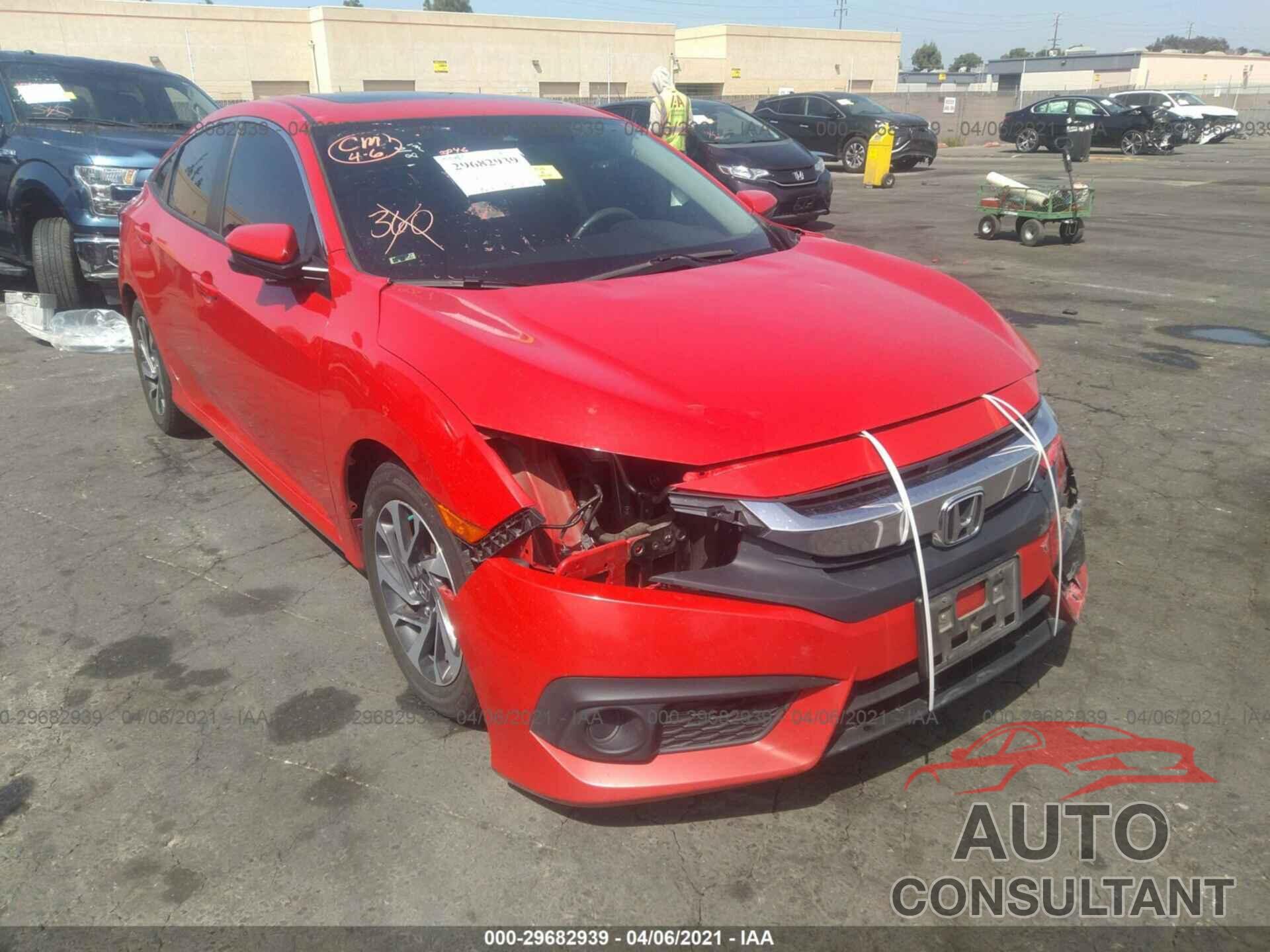 HONDA CIVIC SEDAN 2016 - 2HGFC2F87GH545405