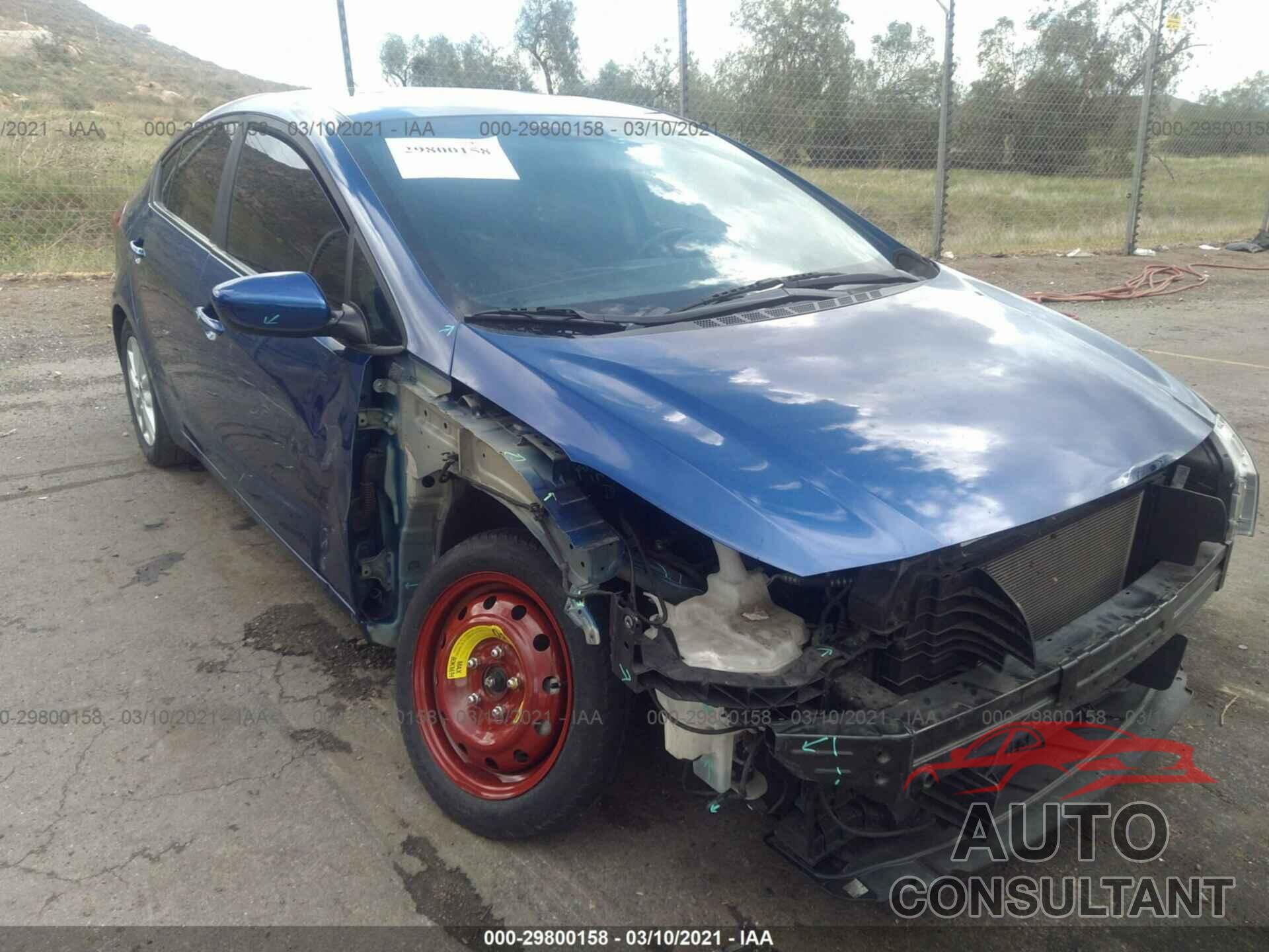KIA FORTE 2017 - 3KPFL4A74HE130788