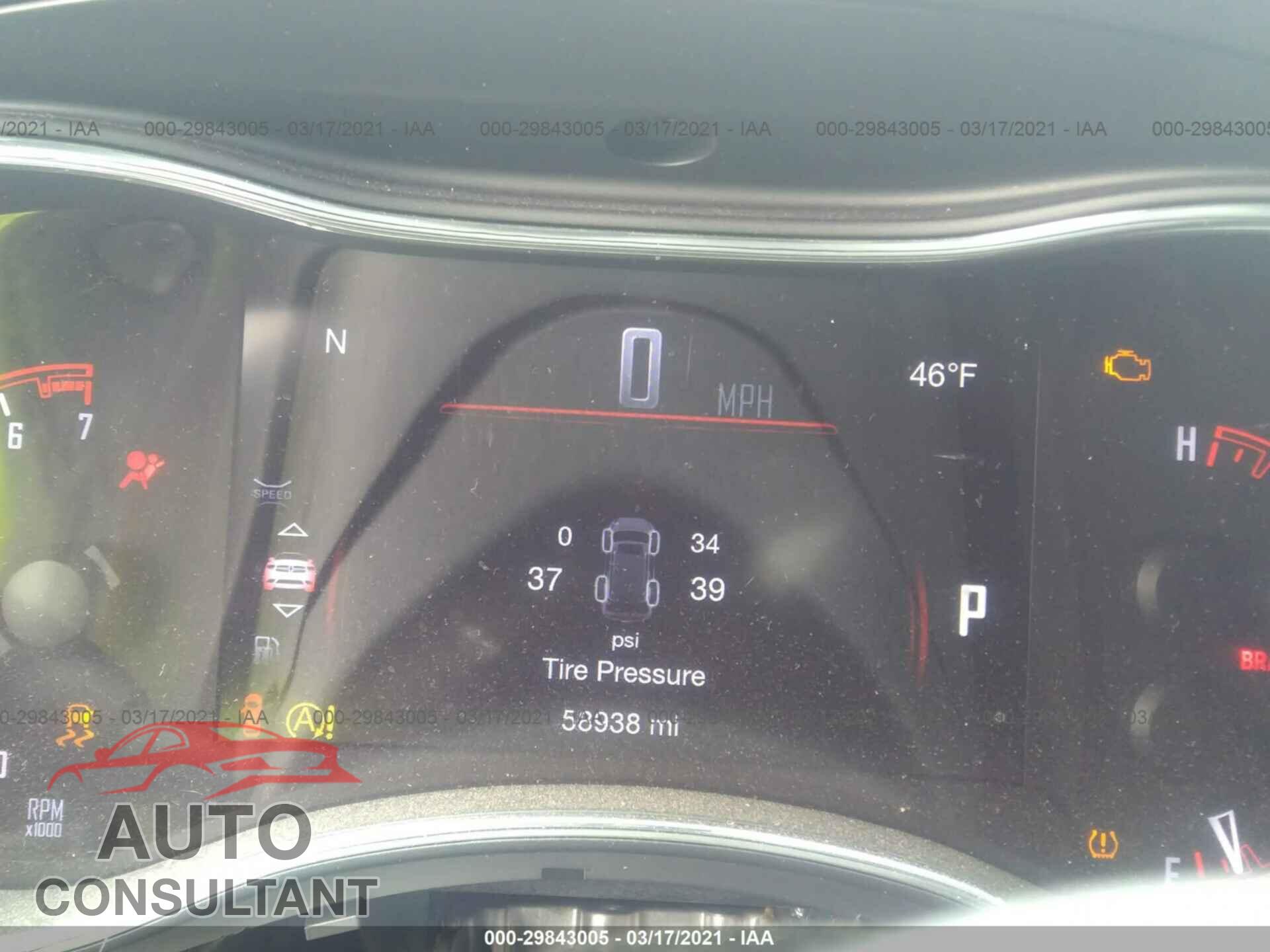 DODGE DURANGO 2017 - 1C4RDJDG7HC611288