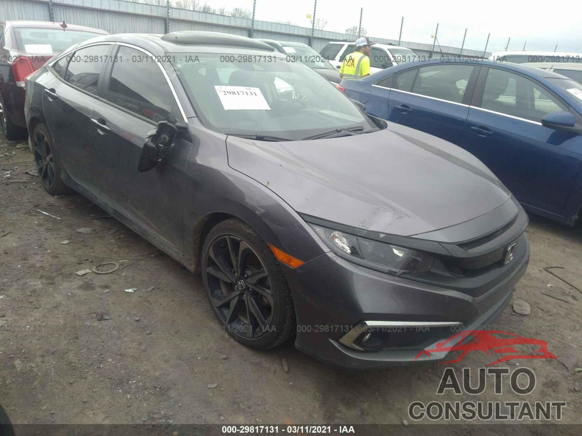 HONDA CIVIC SEDAN 2020 - 19XFC1F72LE003540