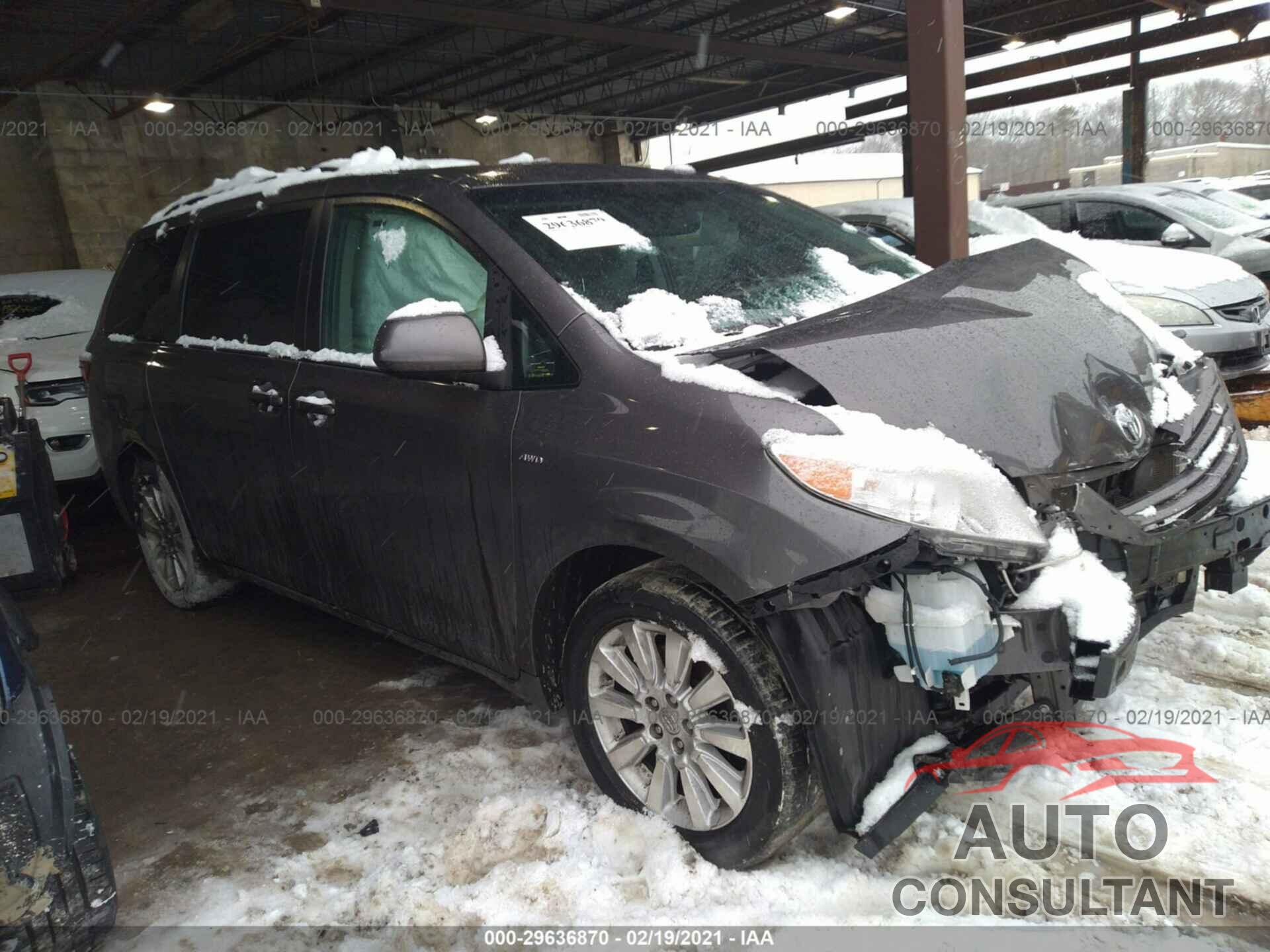 TOYOTA SIENNA 2016 - 5TDJK3DCXGS140763