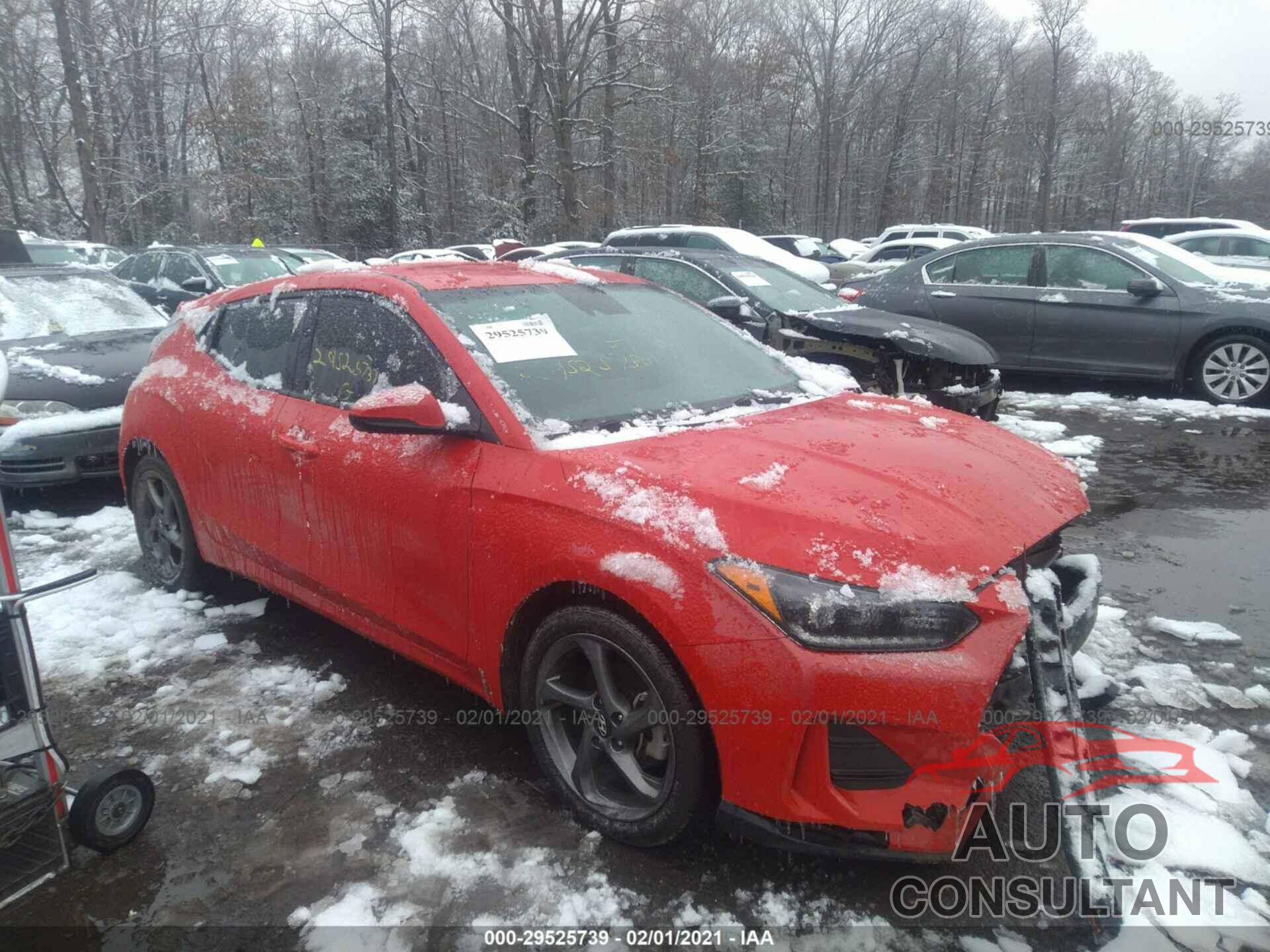 HYUNDAI VELOSTER 2019 - KMHTG6AF8KU013147