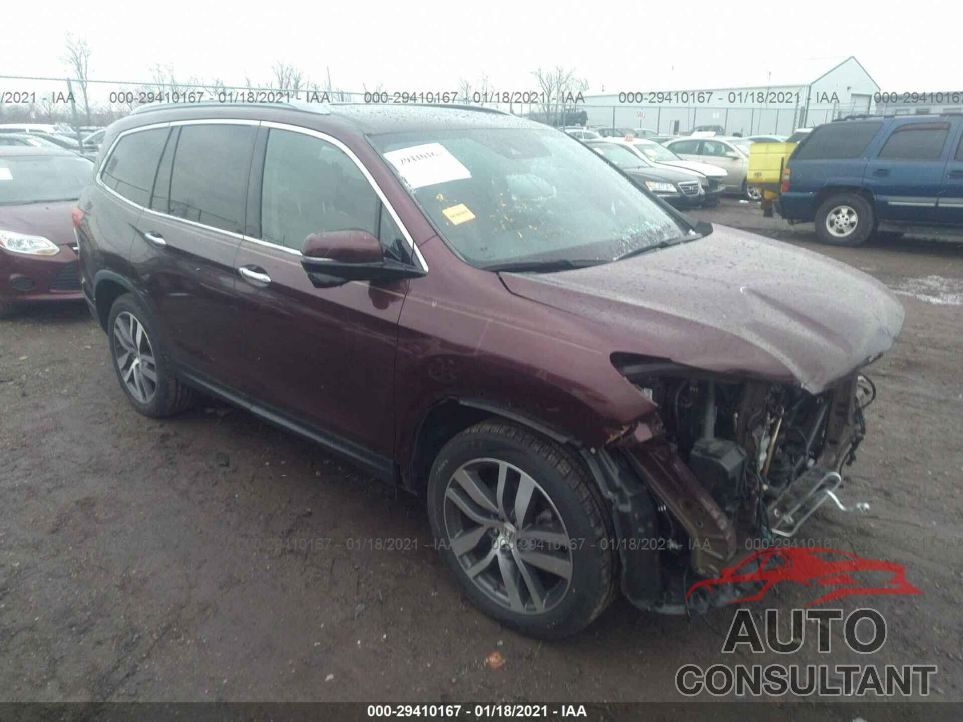 HONDA PILOT 2017 - 5FNYF6H9XHB042051