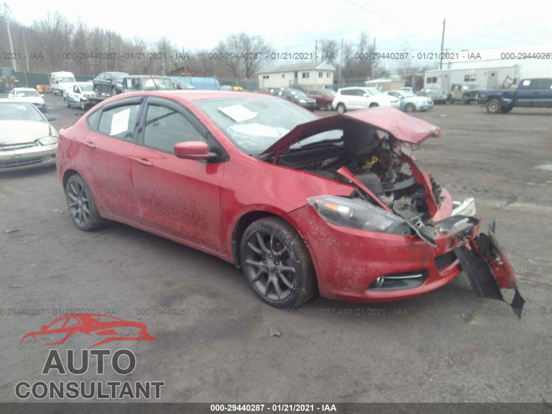 DODGE DART 2016 - 1C3CDFFAXGD791147