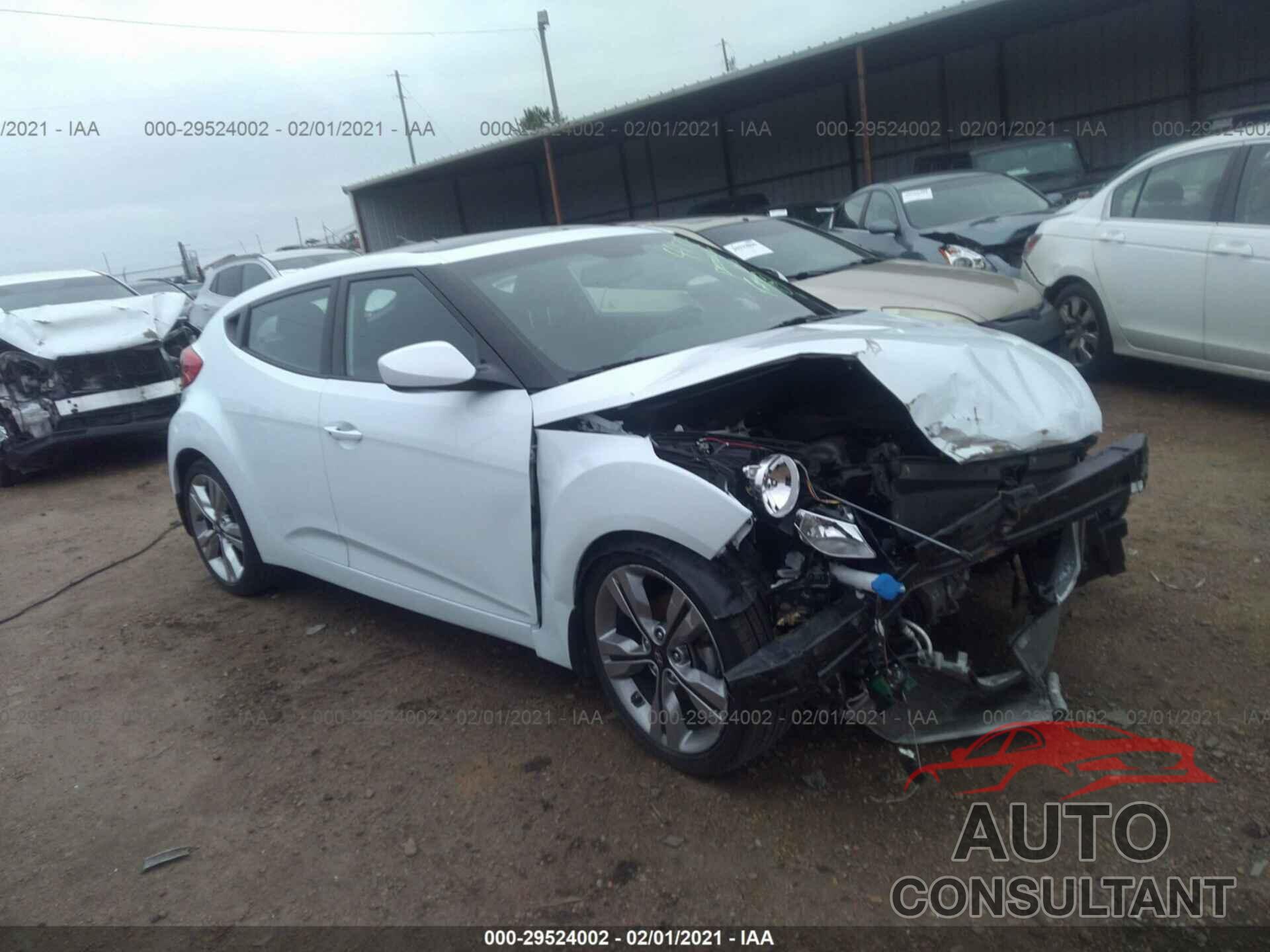 HYUNDAI VELOSTER 2017 - KMHTC6AD6HU320027