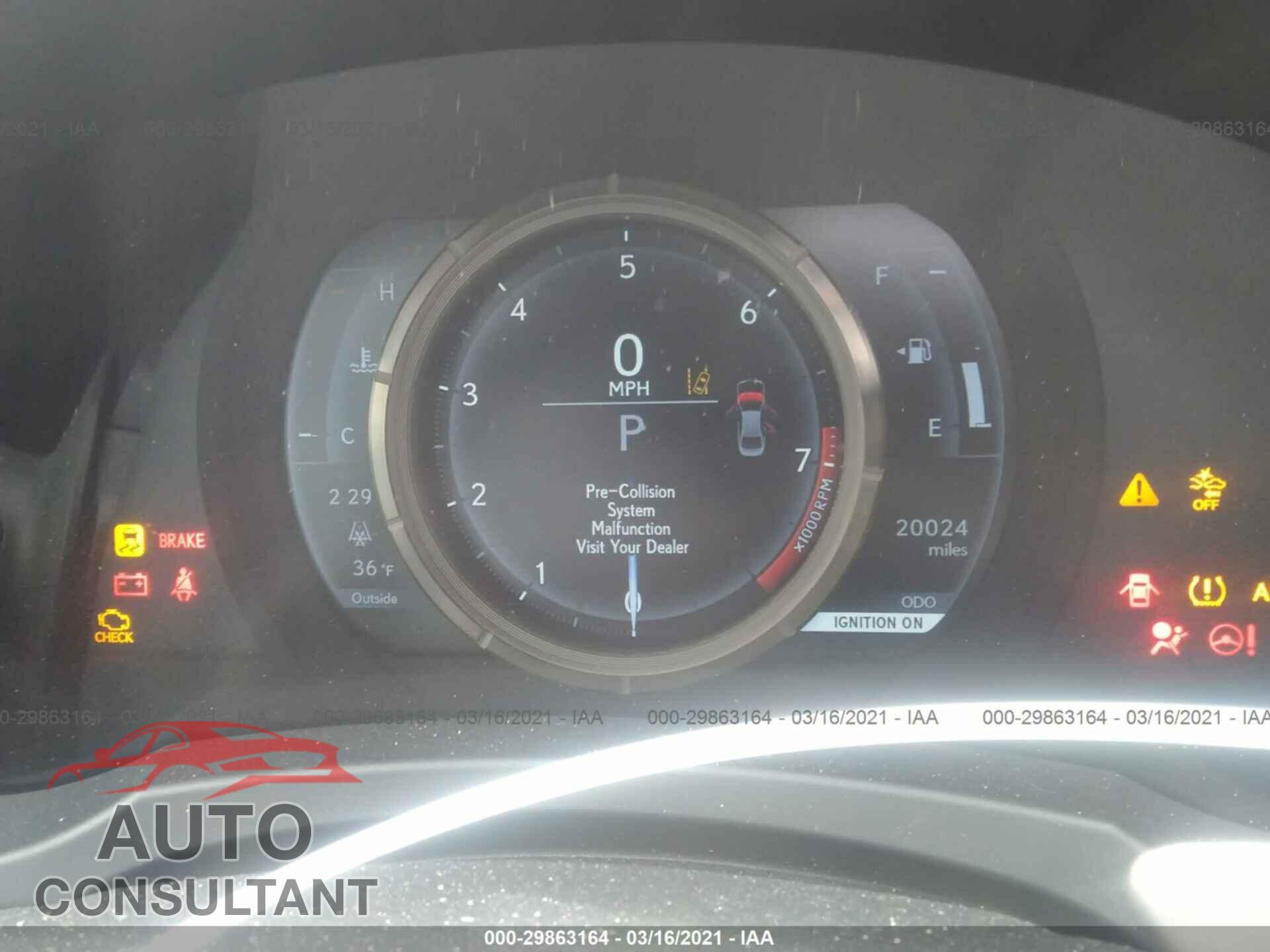 LEXUS IS 2018 - JTHCZ1D23J5015048