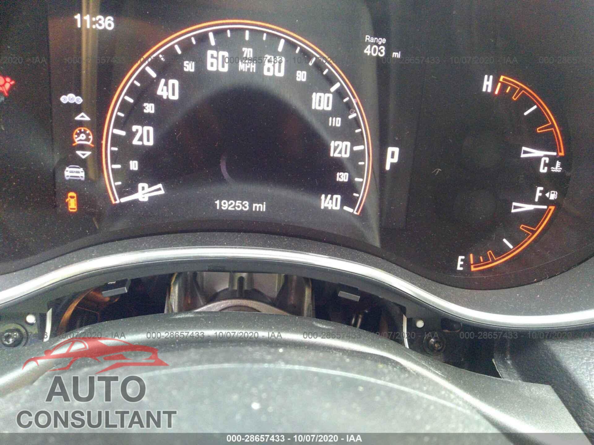 DODGE DURANGO 2020 - 1C4RDJAG2LC227996