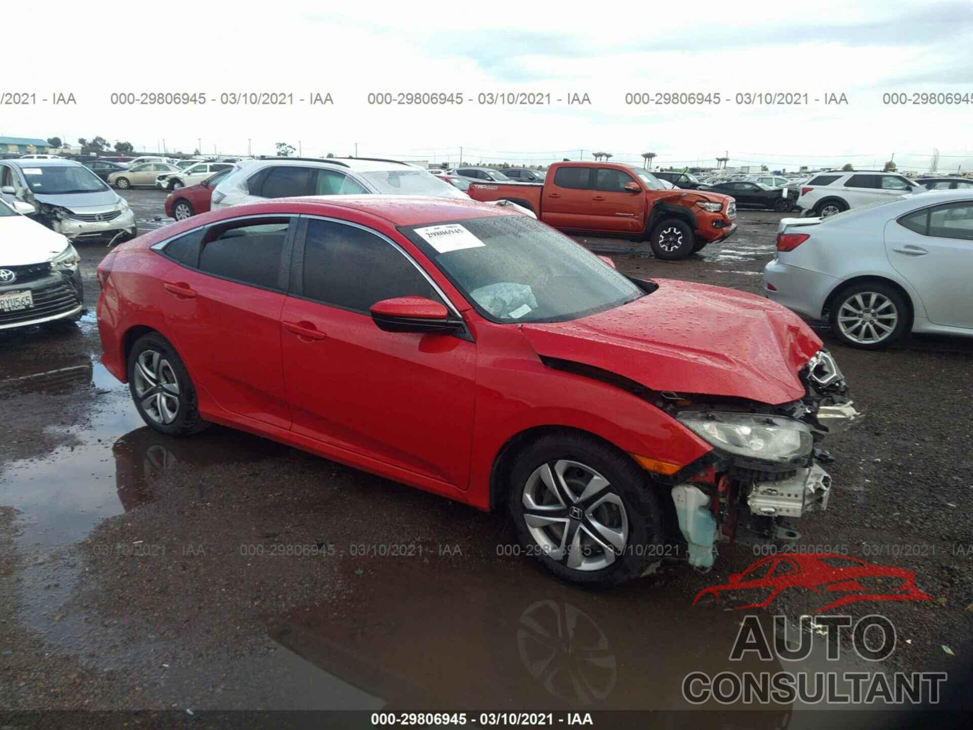 HONDA CIVIC SEDAN 2016 - 2HGFC2F50GH503616