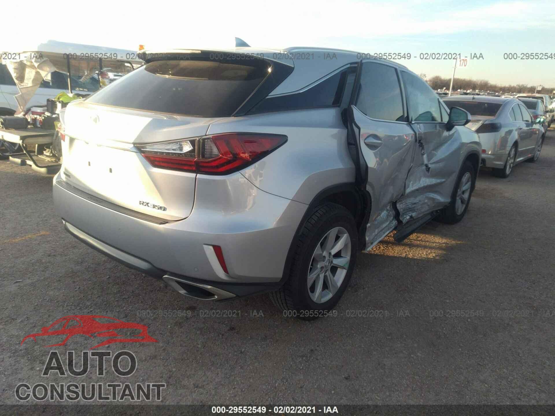 LEXUS RX 2017 - 2T2ZZMCA3HC036688