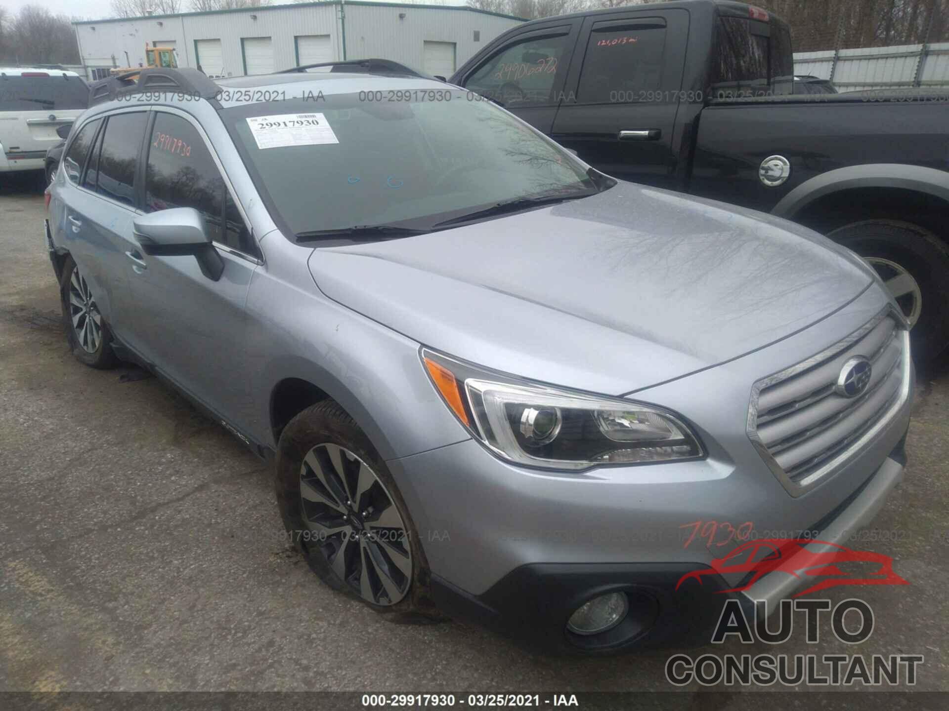 SUBARU OUTBACK 2016 - 4S4BSBNC4G3263257